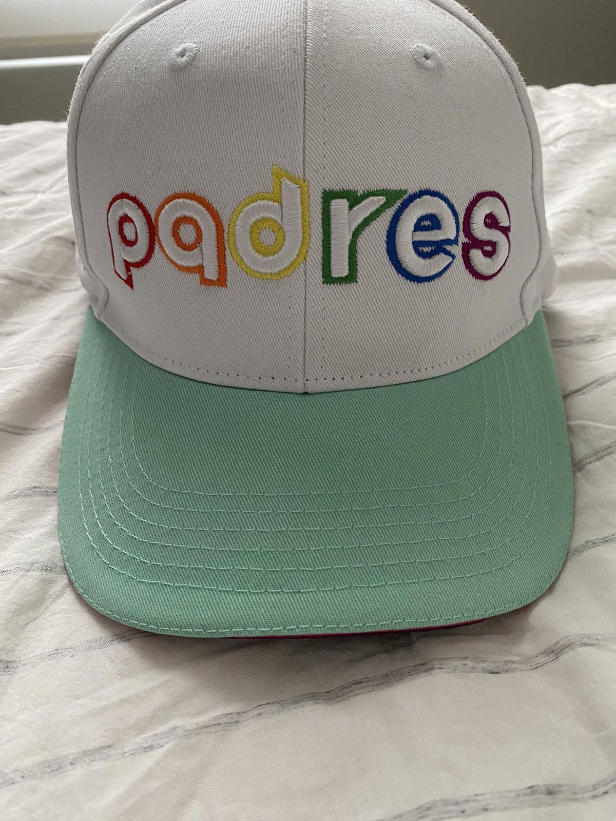 MLB San Diego Padres Out at the Park Pride Hat Brand New Size ONE SIZE - 4 Thumbnail