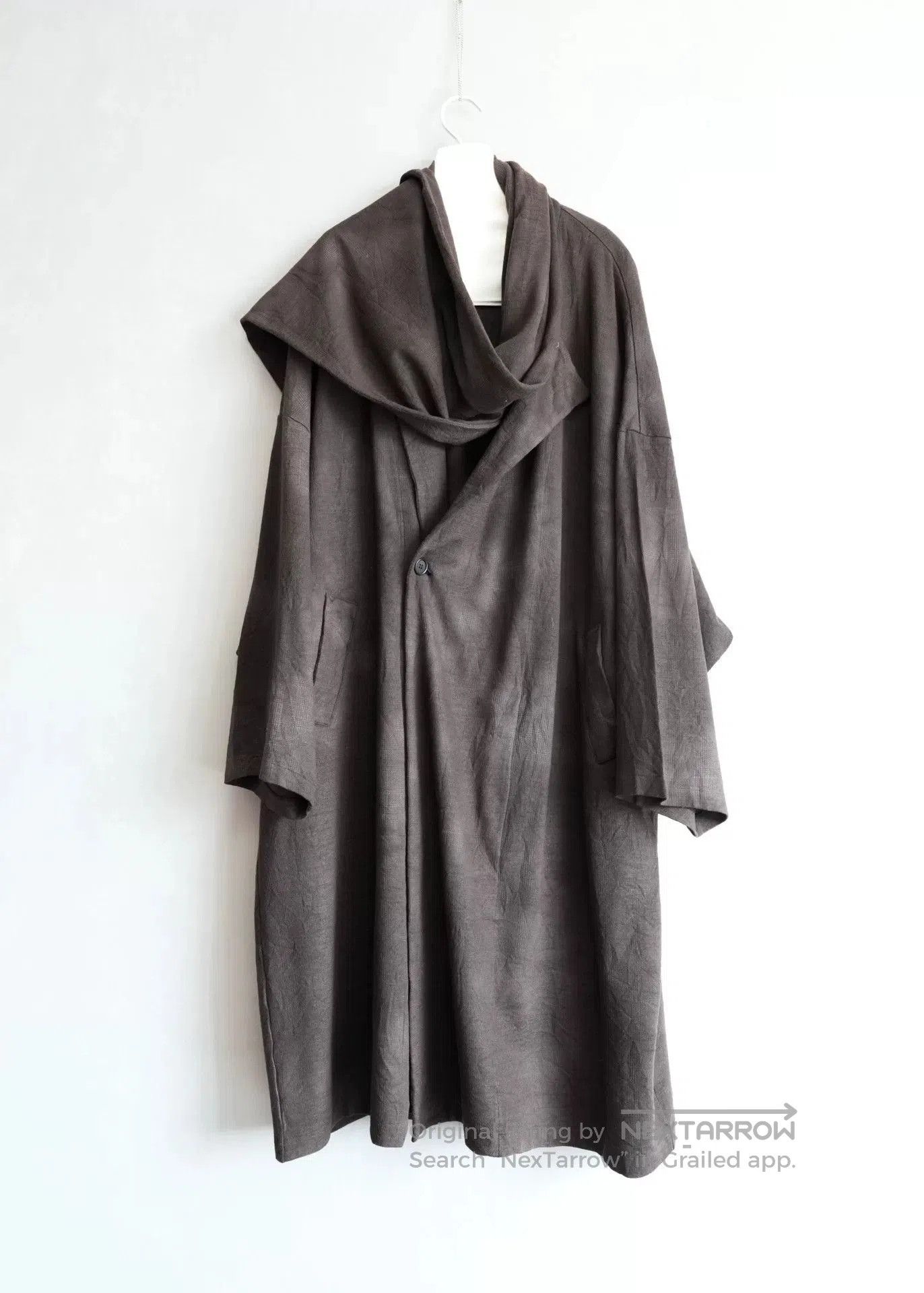Yohji Yamamoto Yohji Yamamoto Unique Scarf Coat. Size L / US 10 / IT 46 - 1 Thumbnail