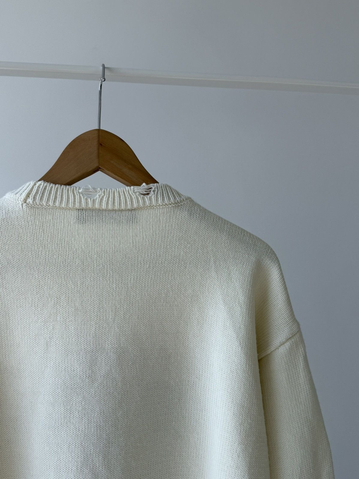 Dolce & Gabbana Dolce & Gabbana Big Logo Distressed Knit Sweater Size US M / EU 48-50 / 2 - 7 Thumbnail