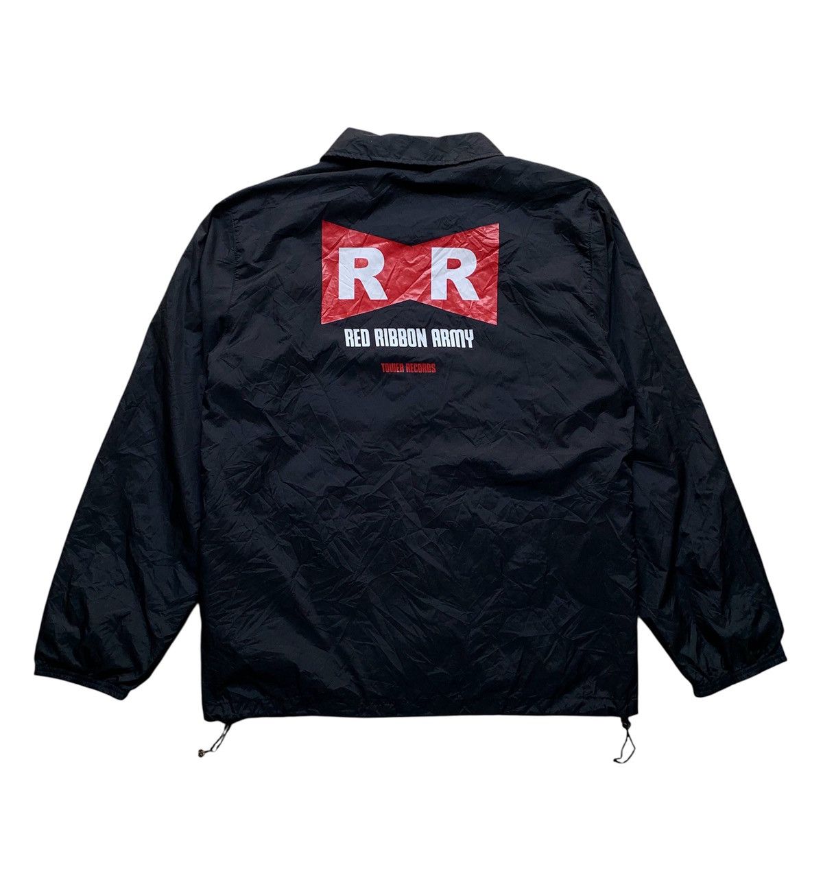 Anime ✨Rare✨Tower records x Dragon ball z coach jacket Size US M / EU 48-50 / 2 - 1 Thumbnail