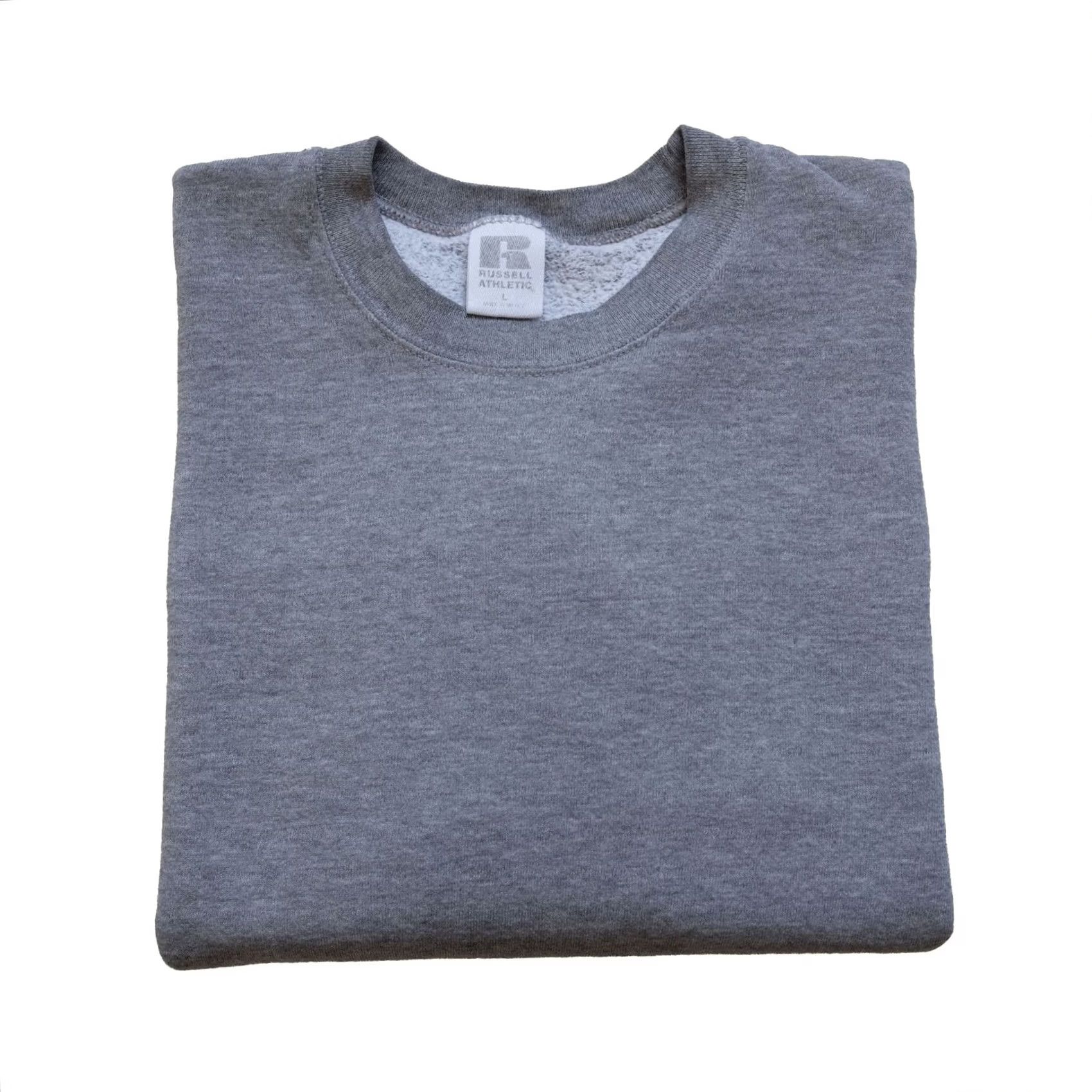 Russell Athletic VINTAGE Russell Athletic Crewneck Sweatshirt Gray L Men Sweatshirt Retro 90s Core Active Blank Size US L / EU 52-54 / 3 - 2 Thumbnail
