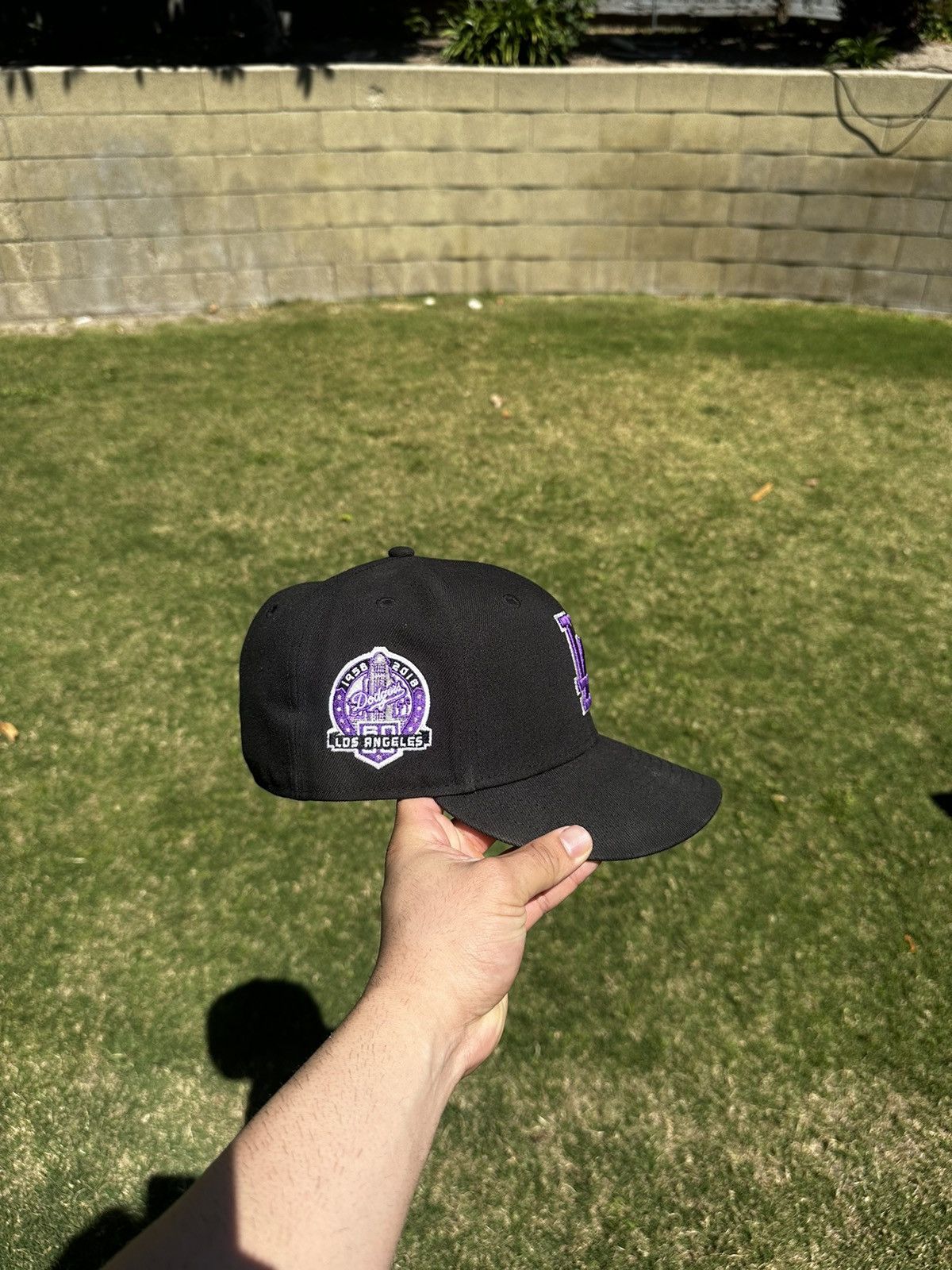 Hat Club × New Era Hat Club LA Dodgers purple and black fitted 7 1/2 Size ONE SIZE - 3 Thumbnail