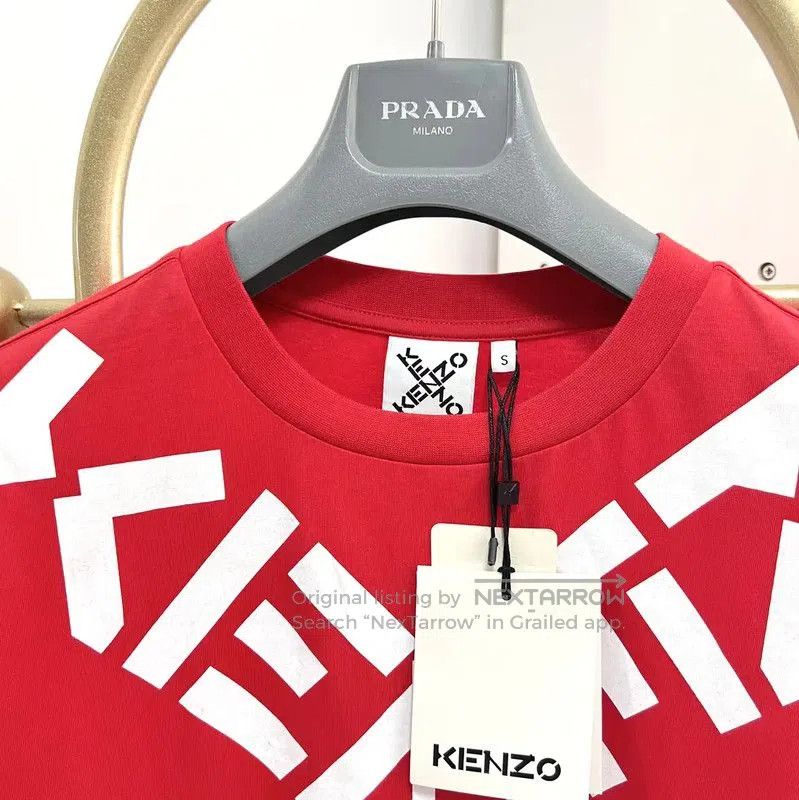 Kenzo KENZO Red Short Sleeve T-Shirt for Men . Size US S / EU 44-46 / 1 - 2 Thumbnail