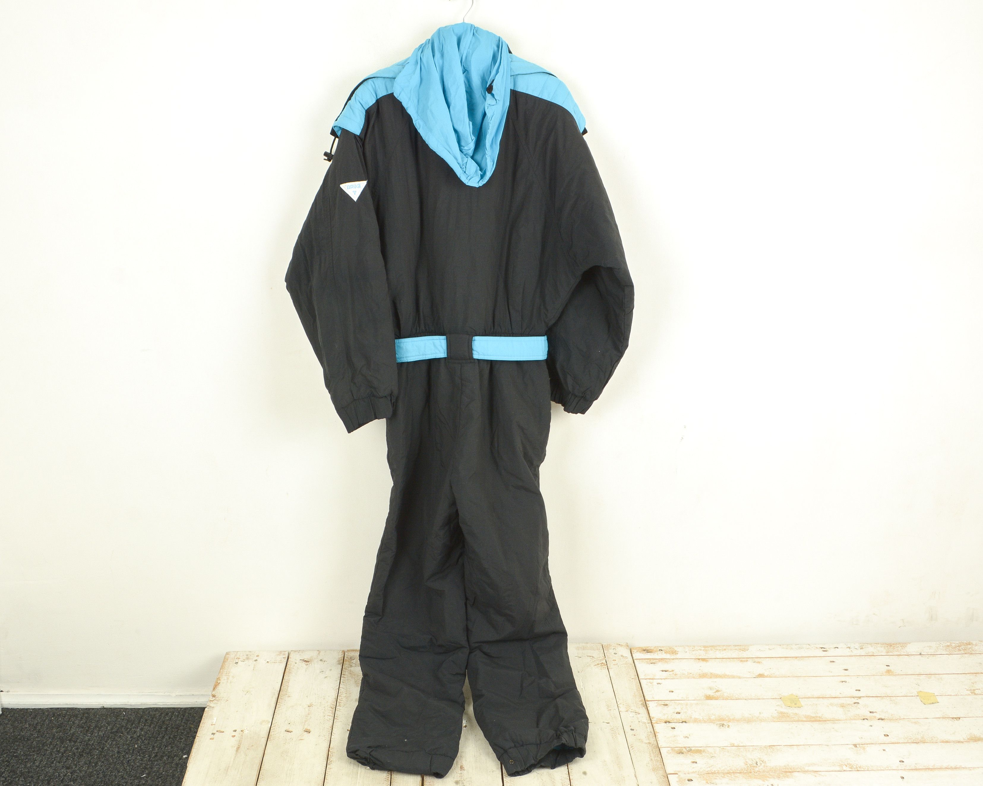 Vintage BRUGI Mens S/M Insulated Snowsuit Jumpsuit UK 38 Ski Suit Size US 32 / EU 48 - 3 Thumbnail