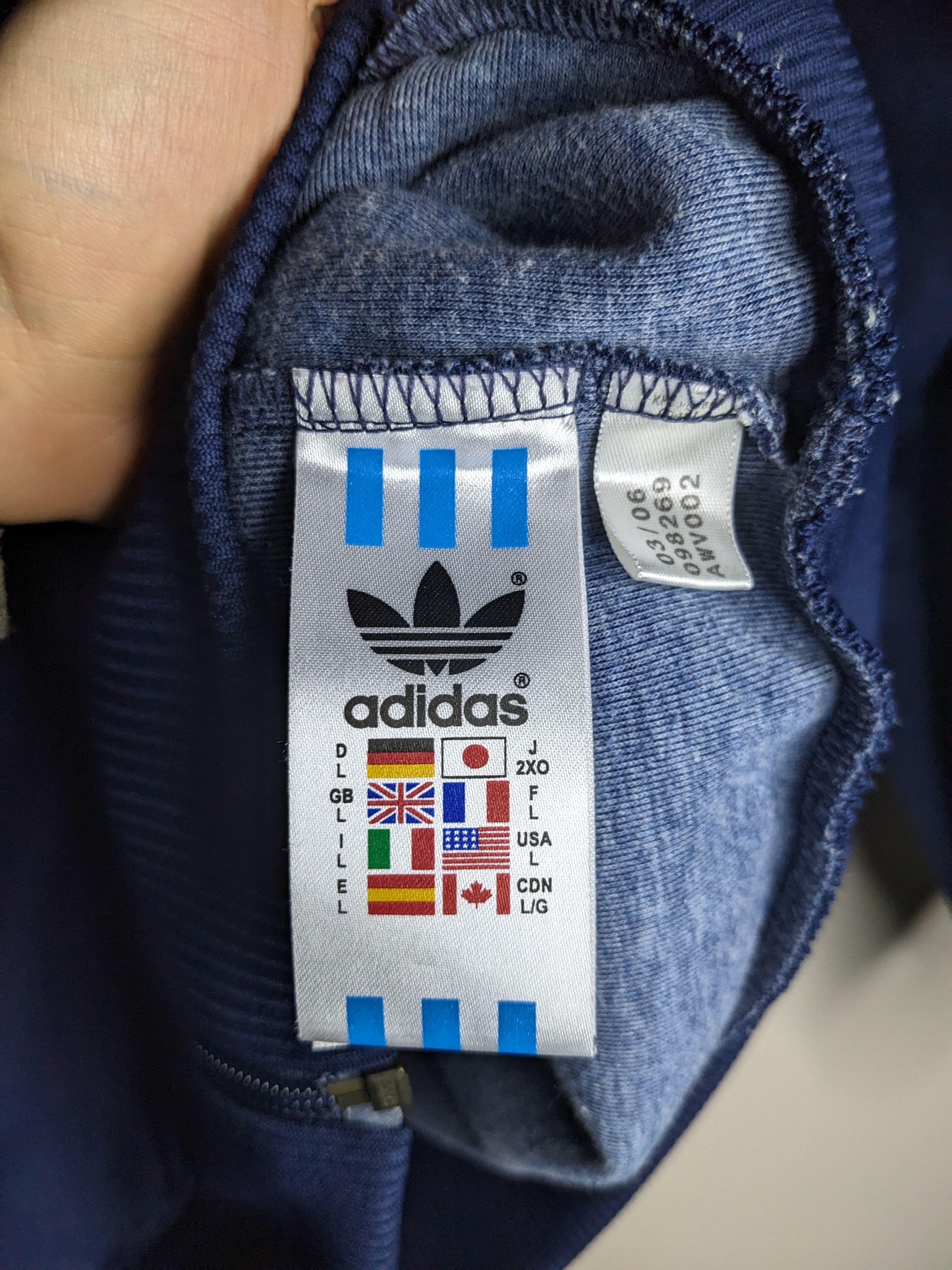Adidas VTG Adidas Originals Sport Track Jacket Large Trefoil Y2K Size US L / EU 52-54 / 3 - 10 Thumbnail