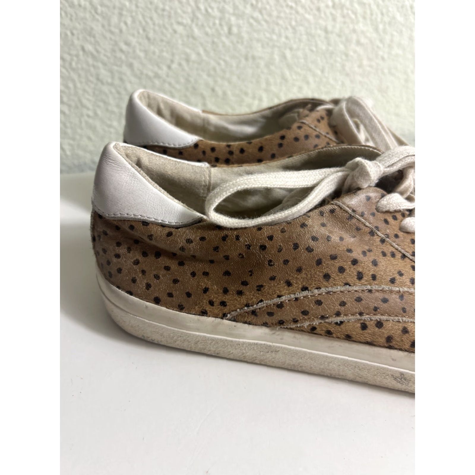 Madewell Madewell Sneaker Womens Sidewalk Spot Dot Genuine Calf Hair Low Top AA176 8 Brown Shoes Casual Flat Comfort Cushioned M Size M / US 6-8 / IT 42-44 - 3 Thumbnail