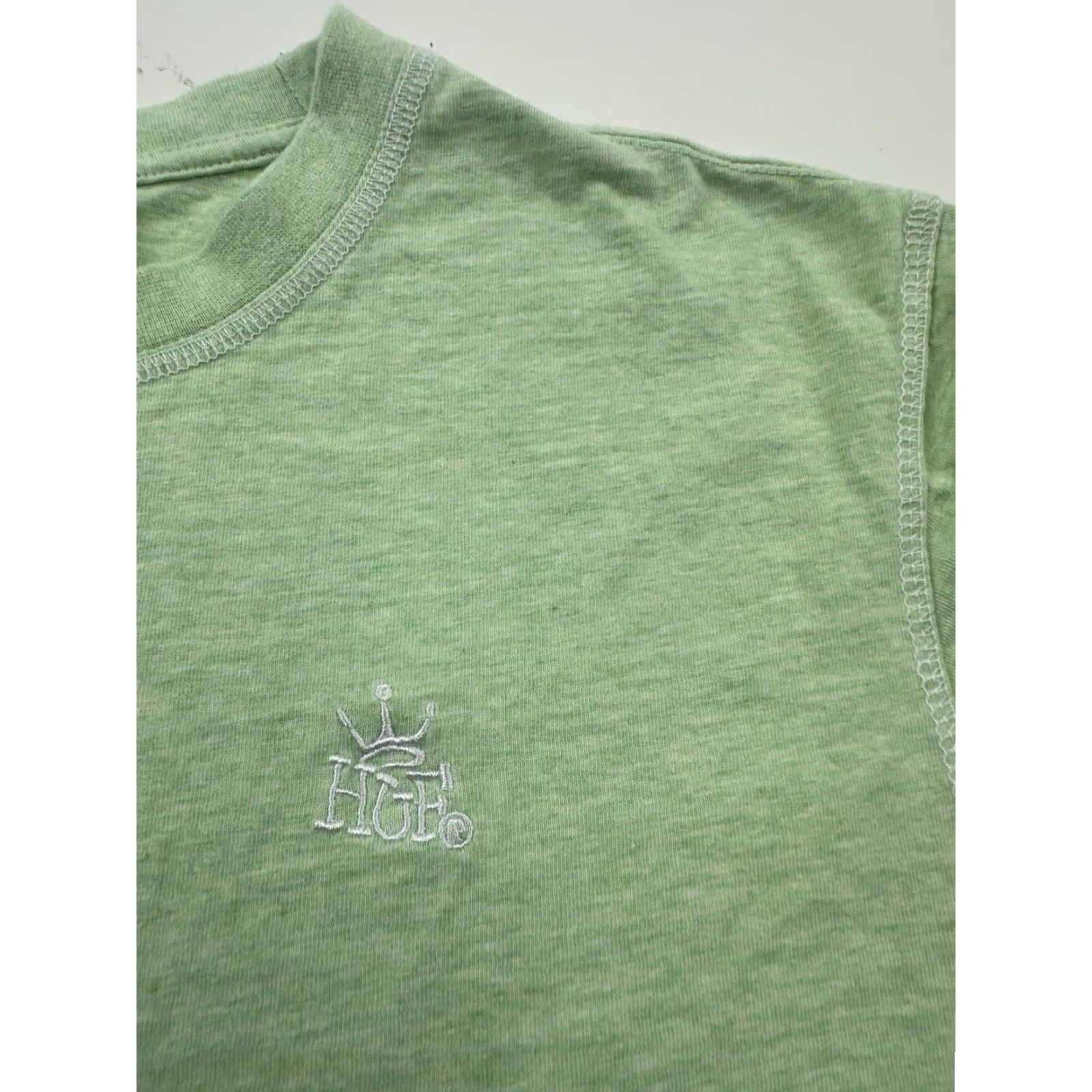 Huf Huf Shirt Mens Small Green Crew Neck Short Sleeve Skateboarding Streetwear Size US S / EU 44-46 / 1 - 2 Thumbnail