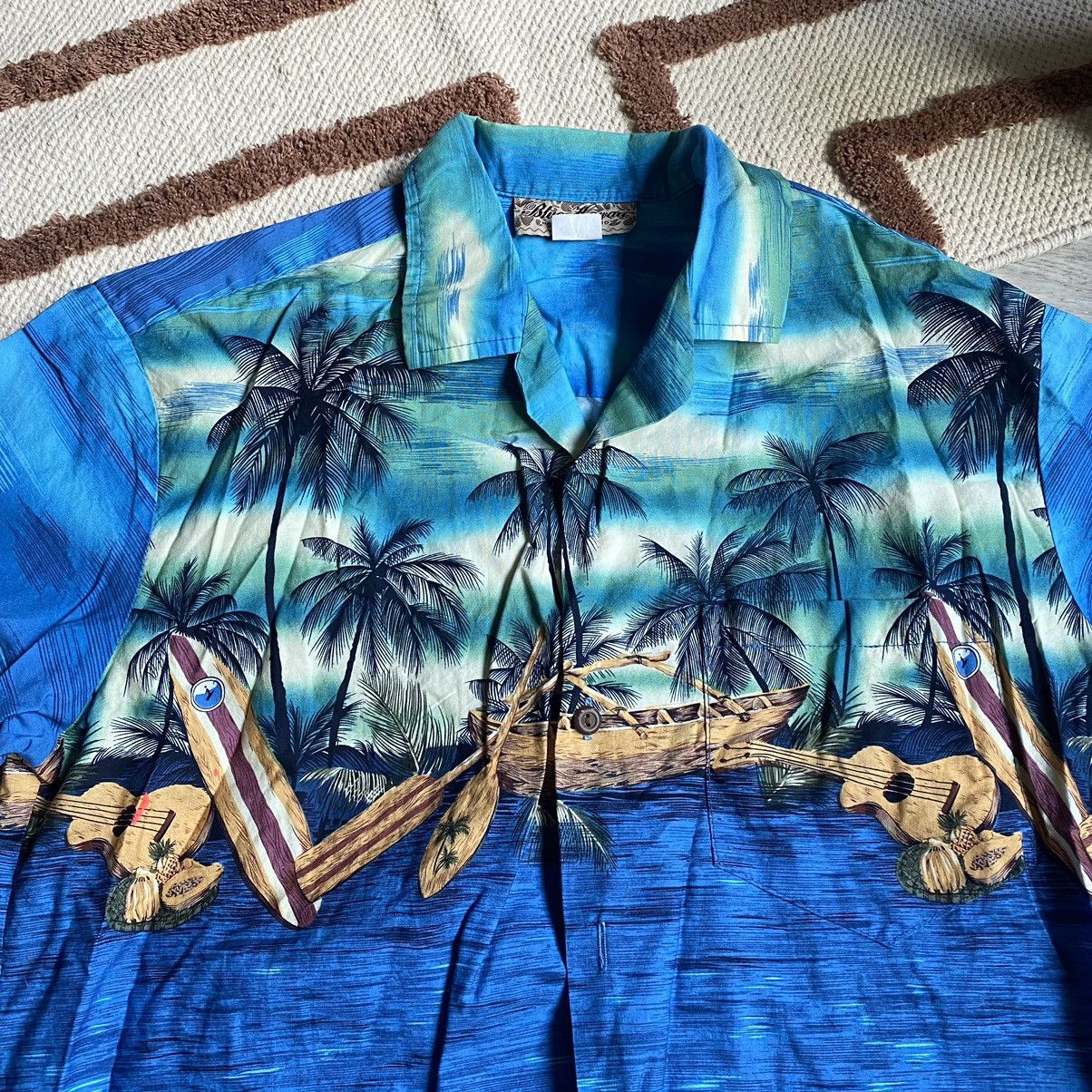 Vintage VINTAGE BLUE HAWAII MULTICOLOUR CRAZY 90s SHIRT Size US M / EU 48-50 / 2 - 2 Thumbnail