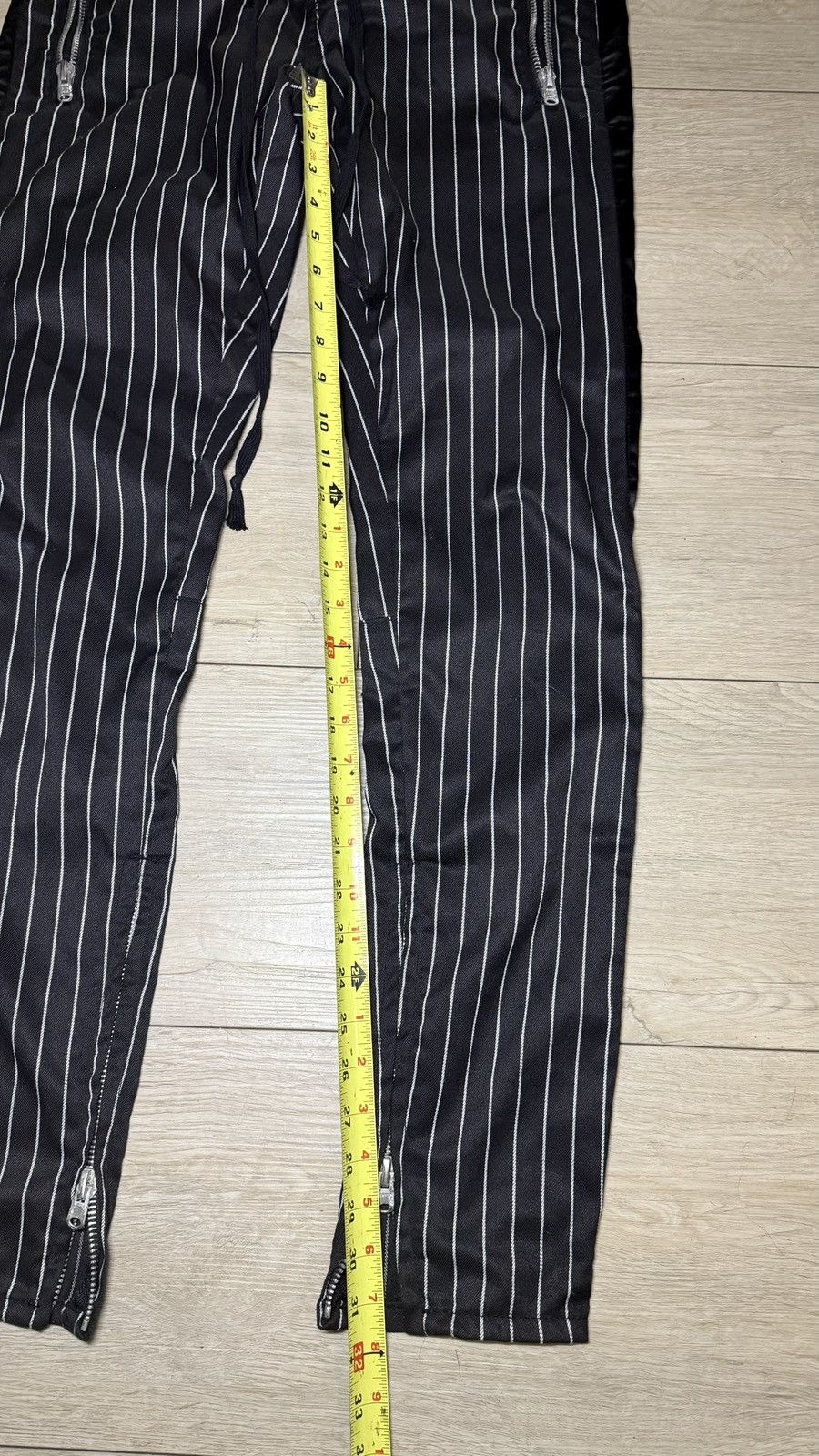 MNML Y2K 2000s Grunge MNML Striped Track Pants L Size US 34 / EU 50 - 7 Thumbnail