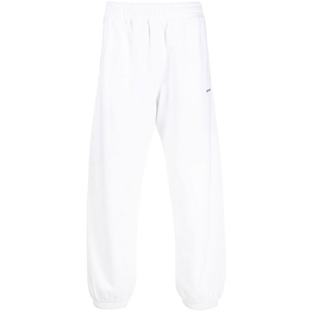 Off-White o1gr1nt0125 Wave Outl Diag Slim Sweatpant in White Size US 38 / EU 54 - 1 Thumbnail