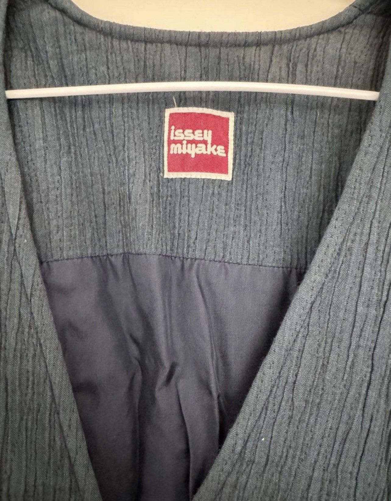 Issey Miyake × Pleats Please Issey Miyake 🔥Vintage 1970’s Issey Miyake pleated Blazer Size 40L - 3 Thumbnail