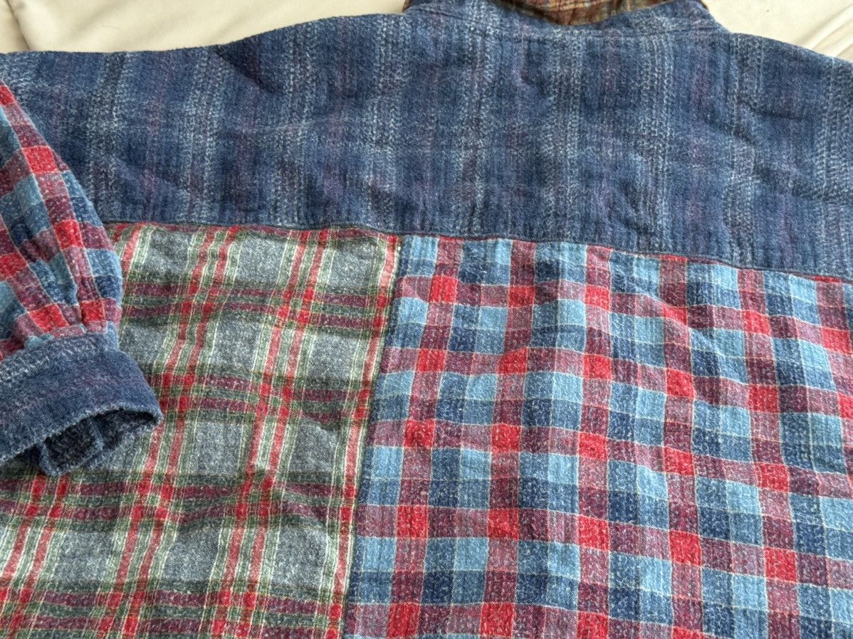 Issey Miyake Ne-net LS Limited Edition Multi-Color Flannel Poncho Size US XXL / EU 58 / 5 - 18 Thumbnail