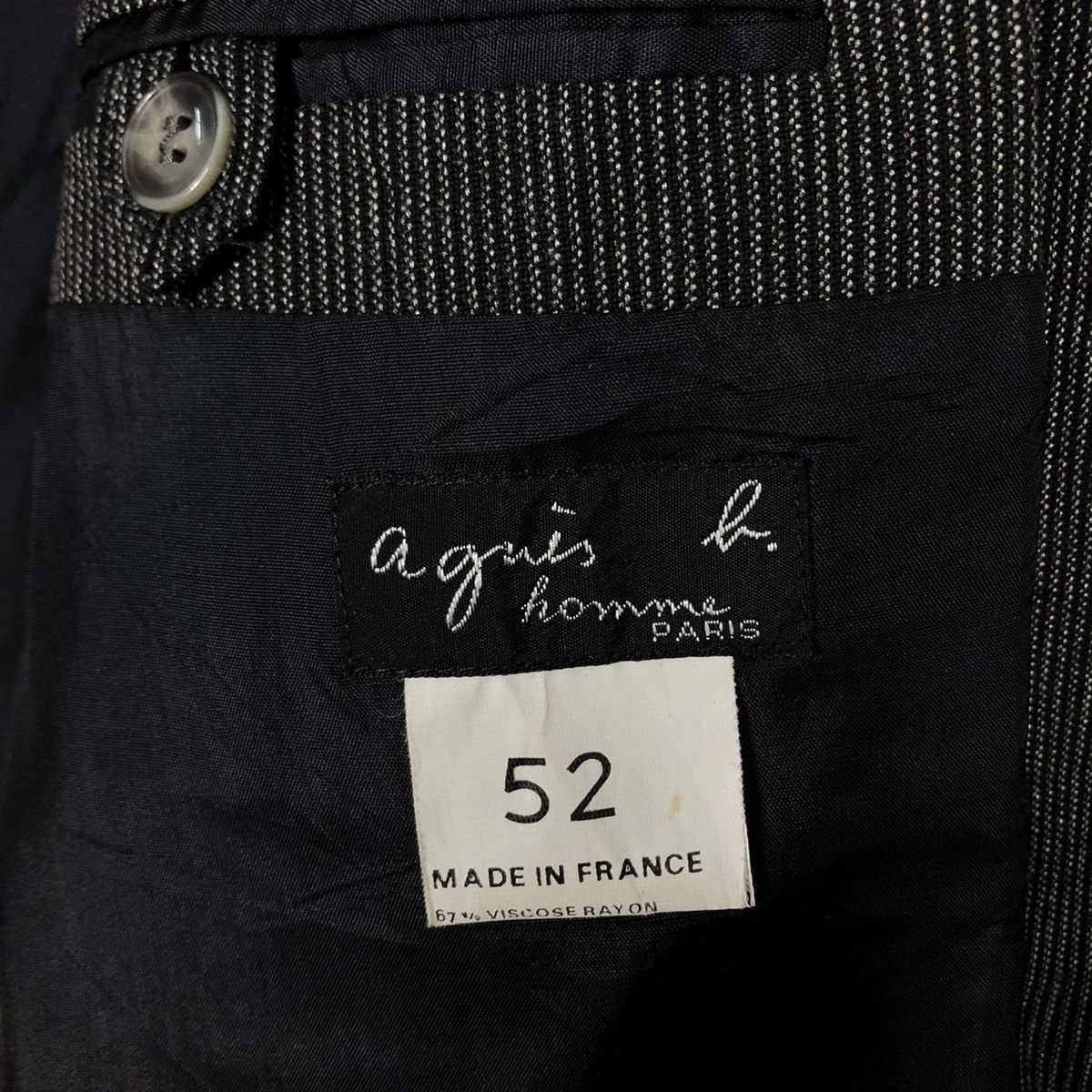 agnes b. 🔥VINTAGE CHORE JACKET AGNES B. MADE IN FRANCE Size US M / EU 48-50 / 2 - 19 Thumbnail