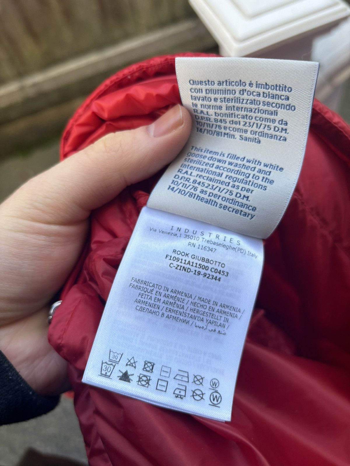 Moncler $1100 Red Rook Giubbotto Hooded Puffer Jacket Size US S / EU 44-46 / 1 - 7 Thumbnail