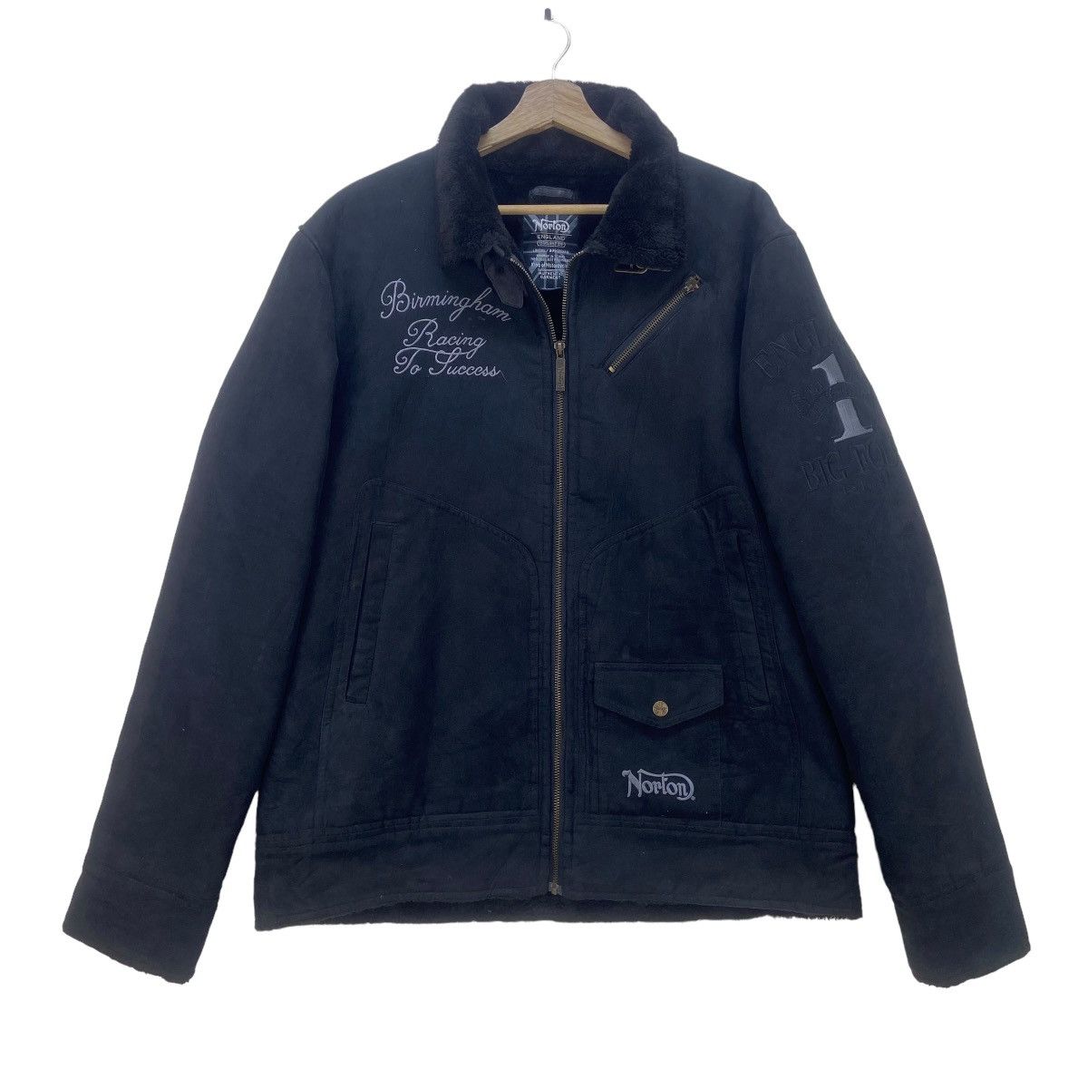 Norton Rocker Speed Club Birmingham Racing Synthetic Leather