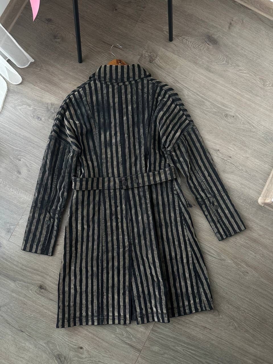 Annette Gortz × Japanese Brand × Vintage Vintage Japanese Avant Garde Striped Womesn Coat Jacket Size M / US 6-8 / IT 42-44 - 12 Thumbnail