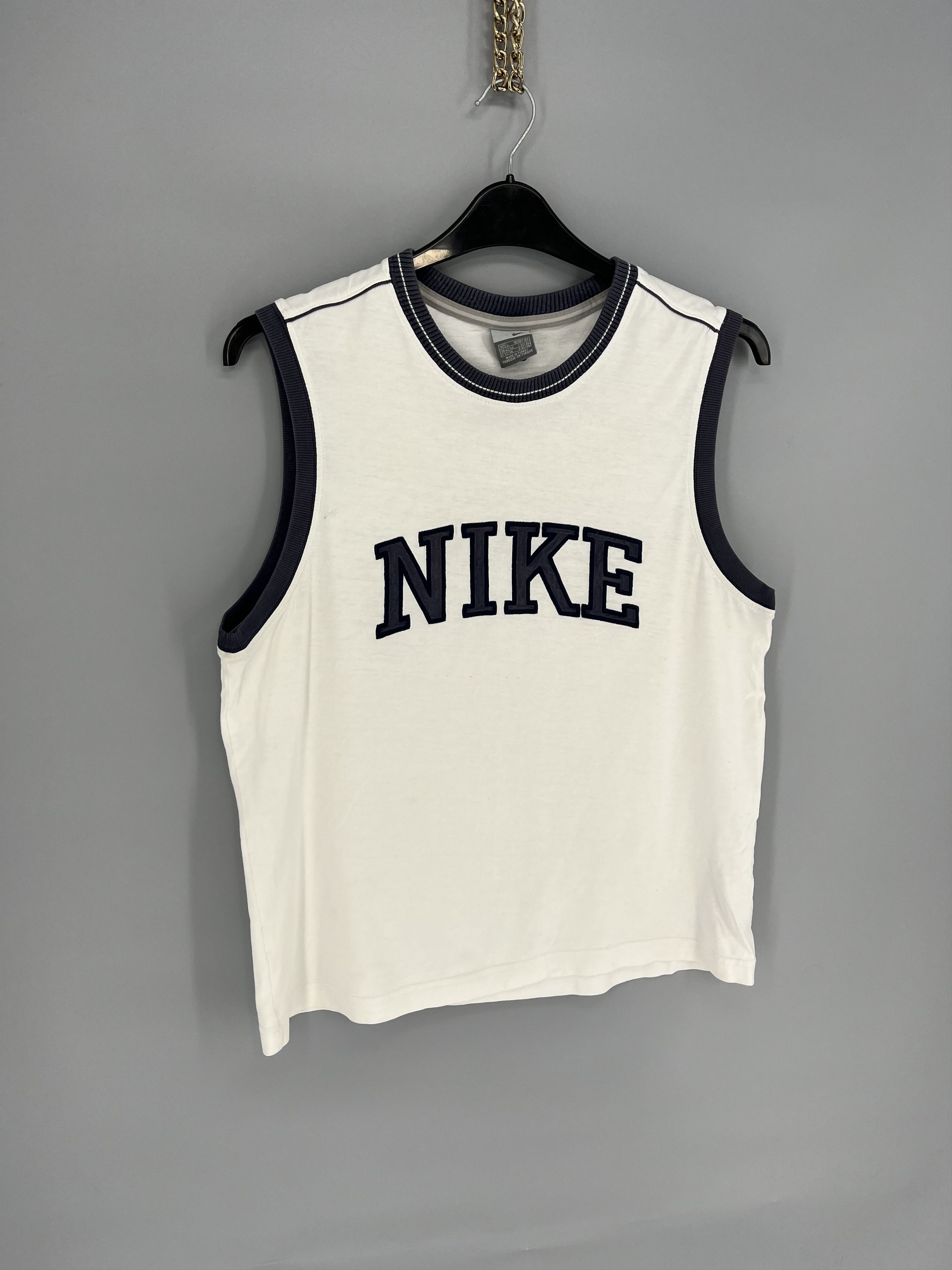 Nike × Vintage Vintage 90s Nike Jersey Travis Style Sportwear Style Size US L / EU 52-54 / 3 - 2 Thumbnail