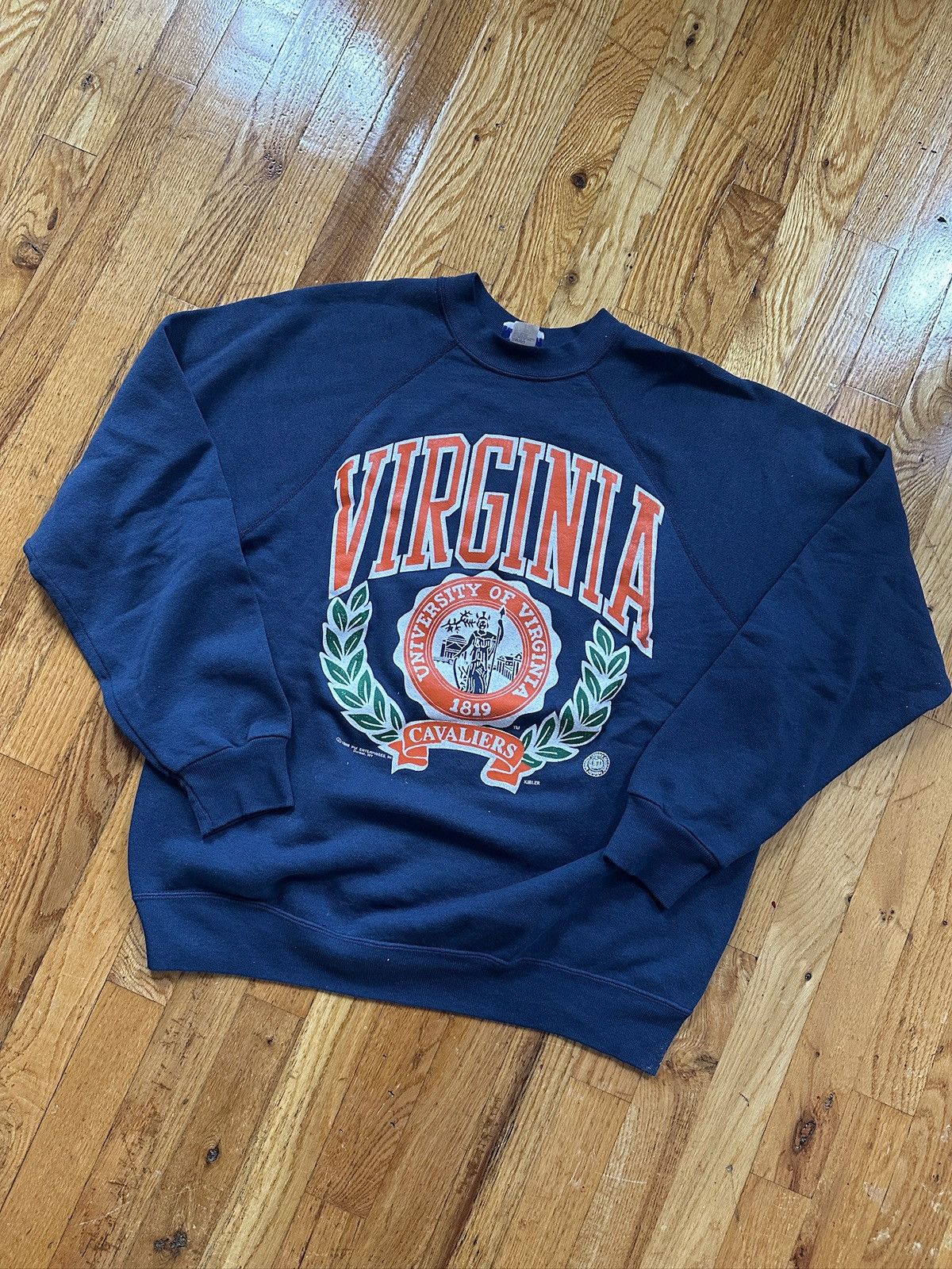Tultex Virgina Cavaliers Vintage Sweatshirt Size US M / EU 48-50 / 2 - 1 Thumbnail