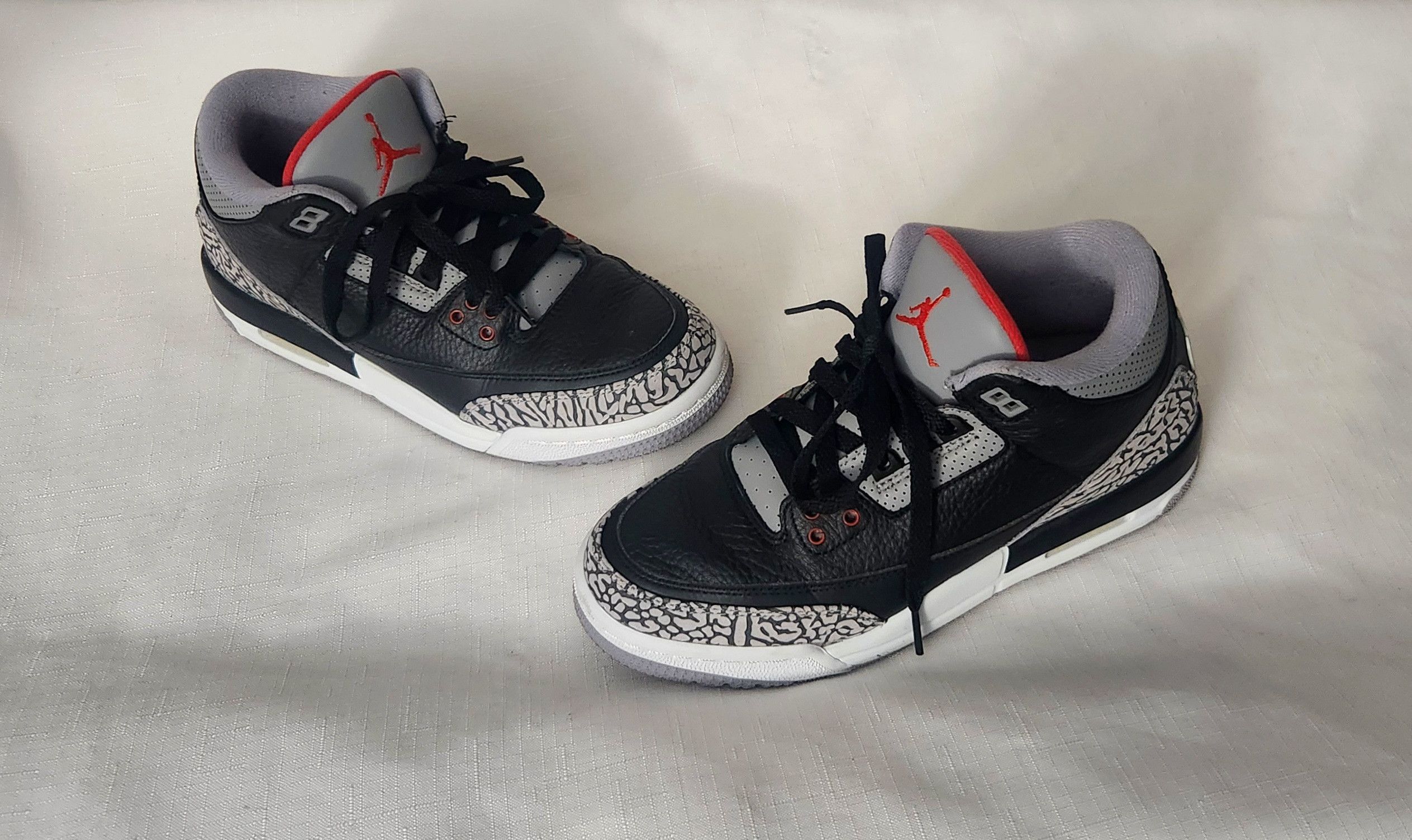 Jordan Brand × Nike Nike Air Jordan Retro 3 OG BC3 854261-001 SZ 6Y Women's 7.5 Size US 7.5 / IT 37.5 - 4 Thumbnail