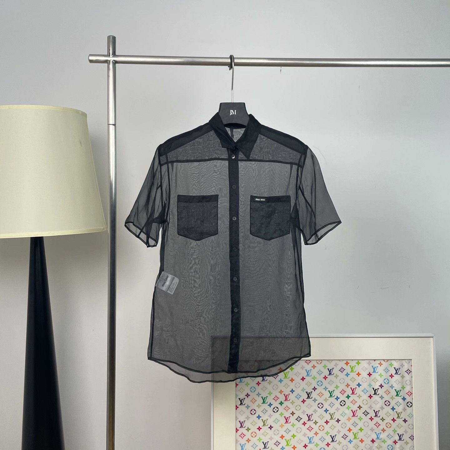 Miu Miu Miu Miu Silk Button Up it_38 Women Size XS / US 0-2 / IT 36-38 - 1 Thumbnail