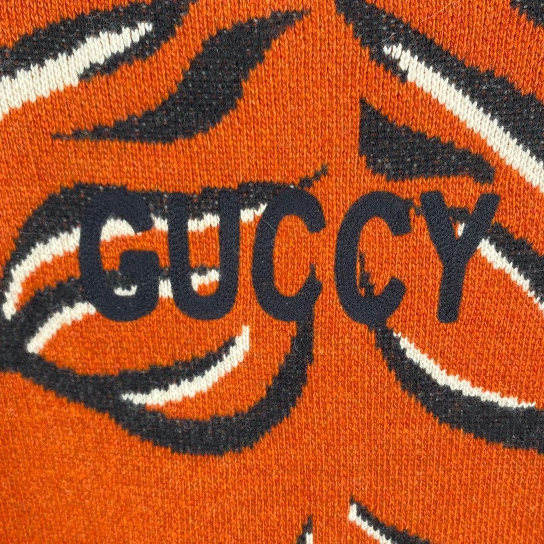Gucci Gucci tiger head back letter knitted sweater Nextarrow-2412 Size US M / EU 48-50 / 2 - 6 Thumbnail