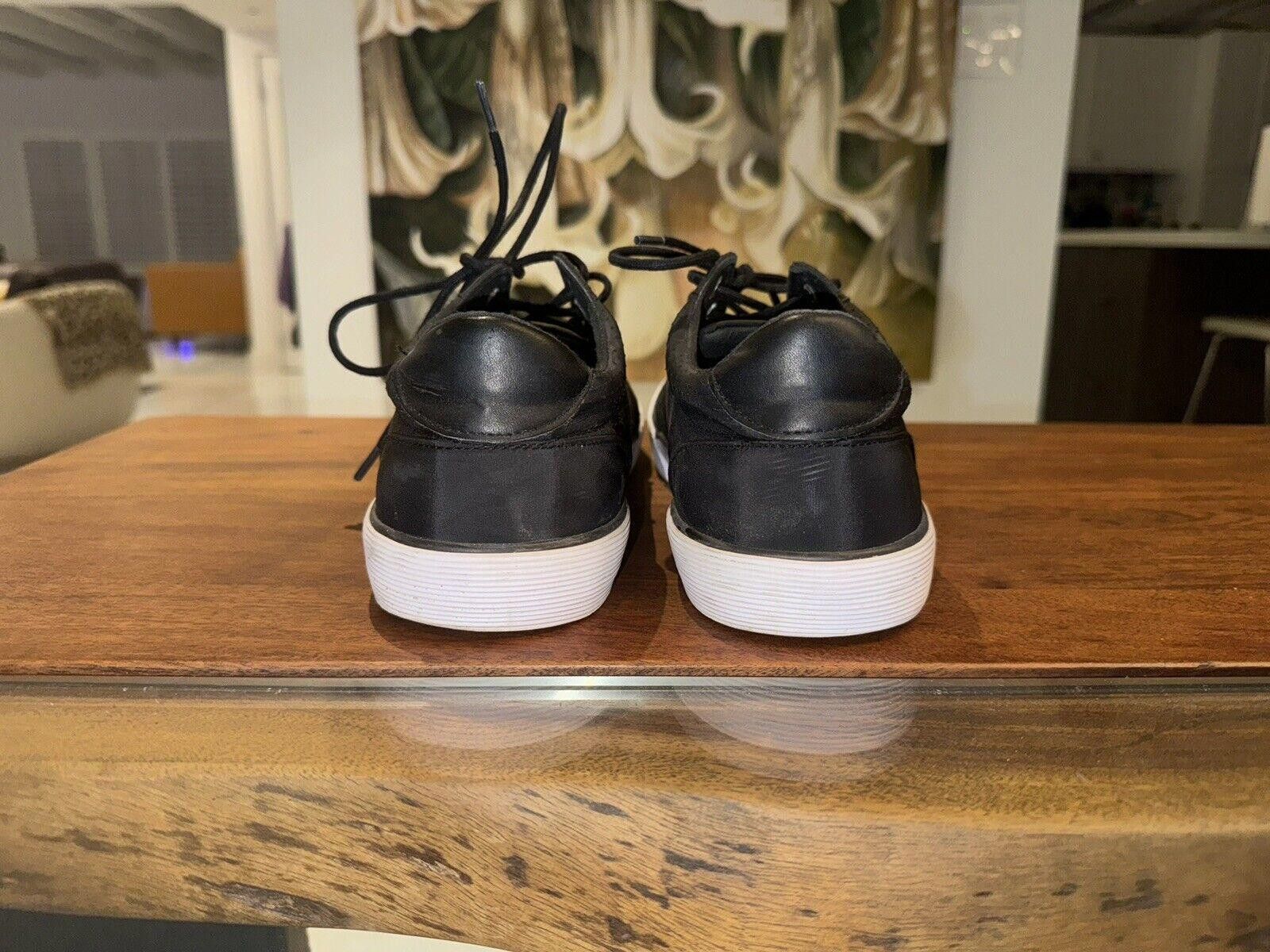 Designer Mens Black Canvas Casual Shoes Size 11 Size US 11 / EU 44 - 4 Thumbnail