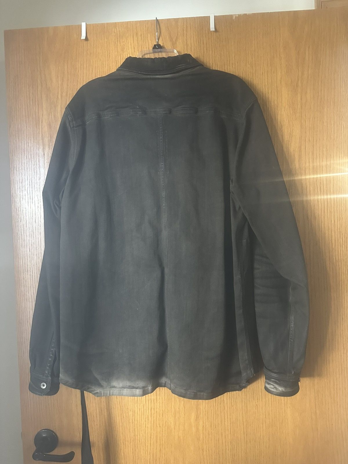 Rick Owens Drkshdw Rick Owens SS23 Dark Dust Denim Outershirt Size US L / EU 52-54 / 3 - 2 Thumbnail