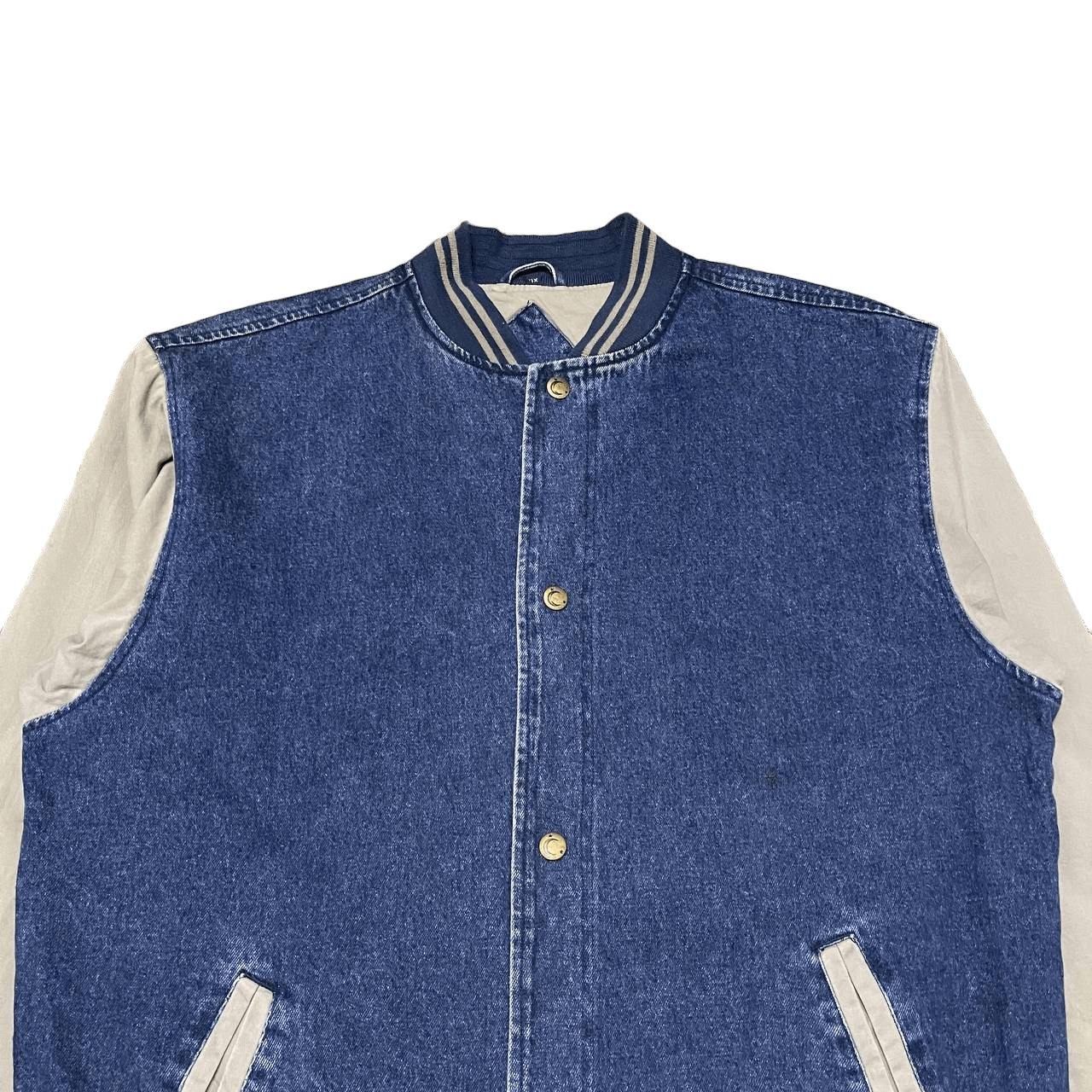 Vintage Vintage Luna Pier Dog Embroidery Denim Varsity Jacket Size US XL / EU 56 / 4 - 6 Thumbnail