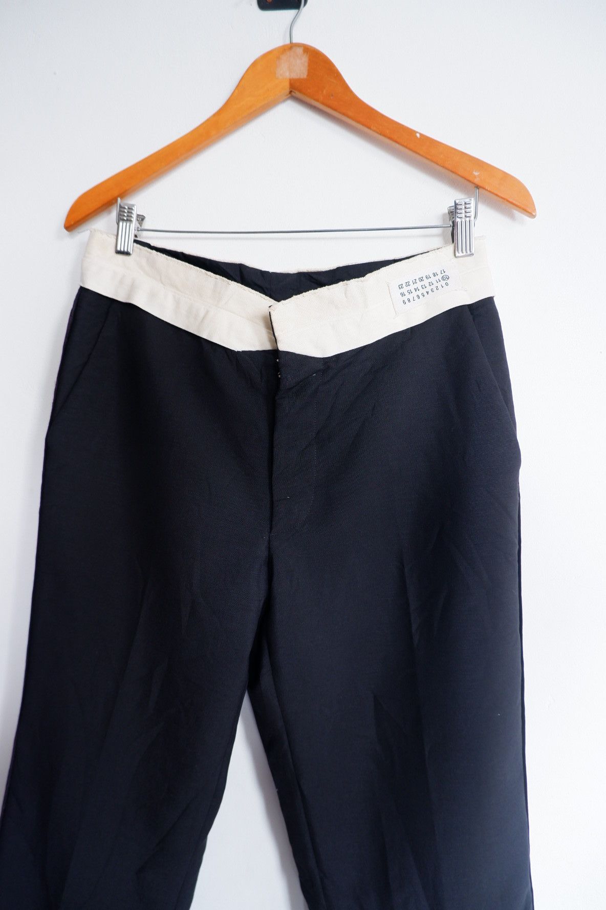 Maison Margiela Inside Out Wool Mohair Straight Pants Size US 30 / EU 46 - 3 Thumbnail