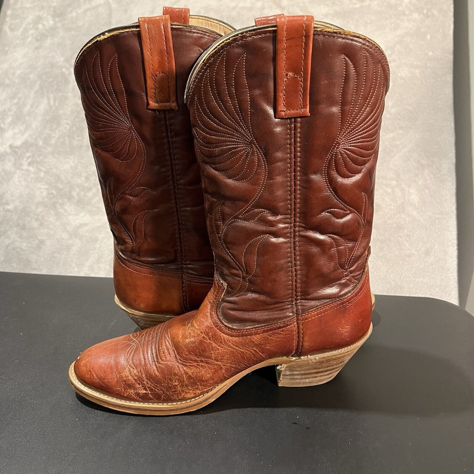 Dingo1969 Vintage Dingo ACME Cowboy Boots 10.5 Extra Wide Red Boots Size US 10.5 / EU 43-44 - 8 Thumbnail