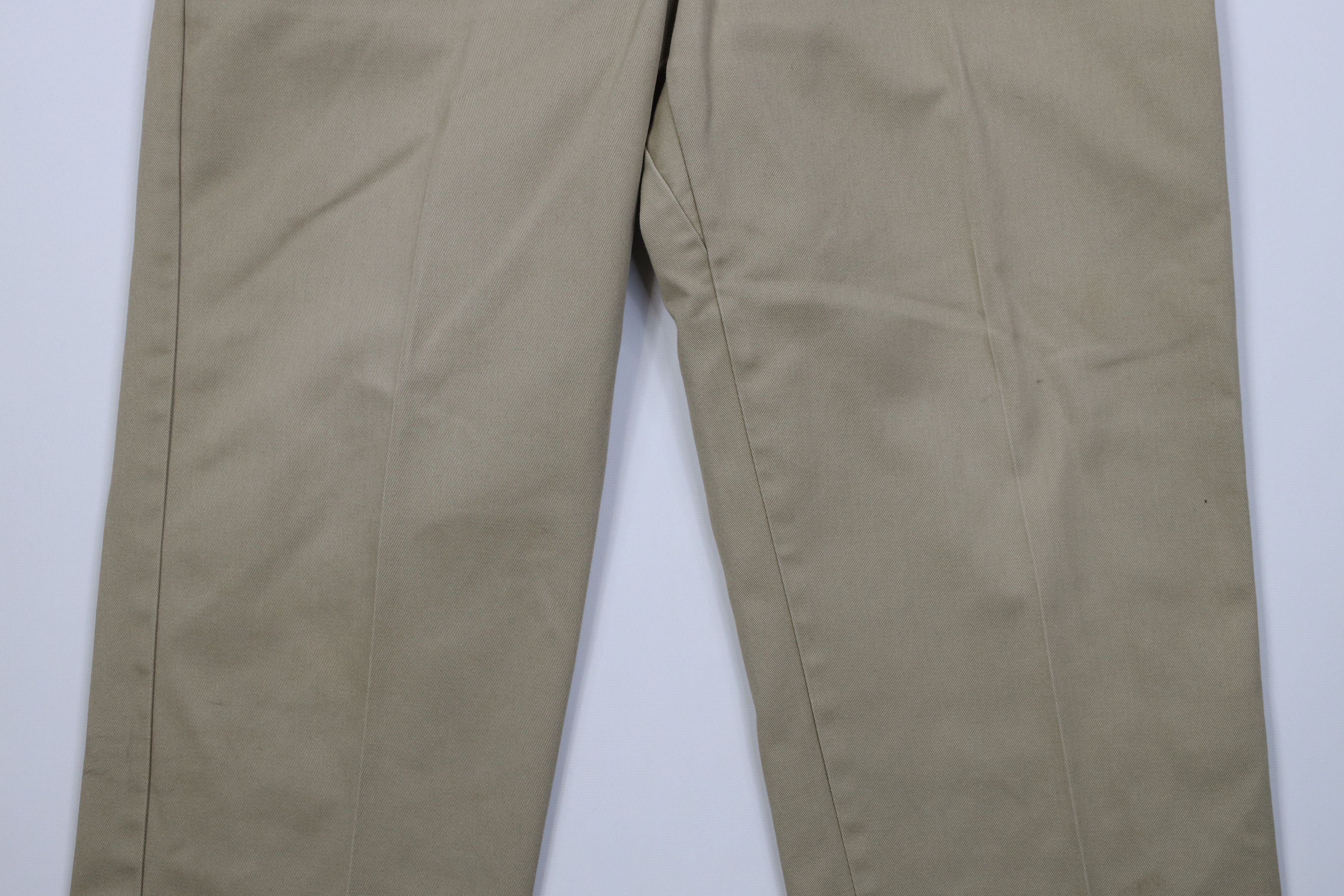 Dickies Vintage 90s Dickies Wide Leg Pants Workwear Khaki Tan USA Size US 36 / EU 52 - 3 Thumbnail