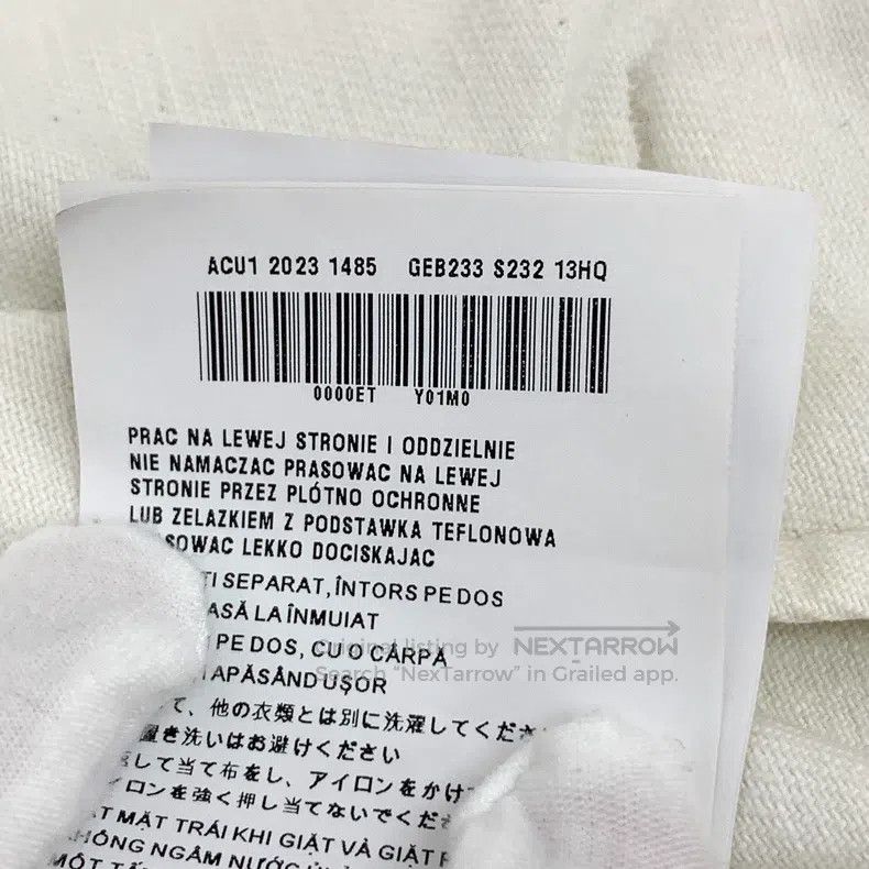 Prada Prada 23 beige triangle standard cotton lapel zipper long- Size US L / EU 52-54 / 3 - 9 Thumbnail