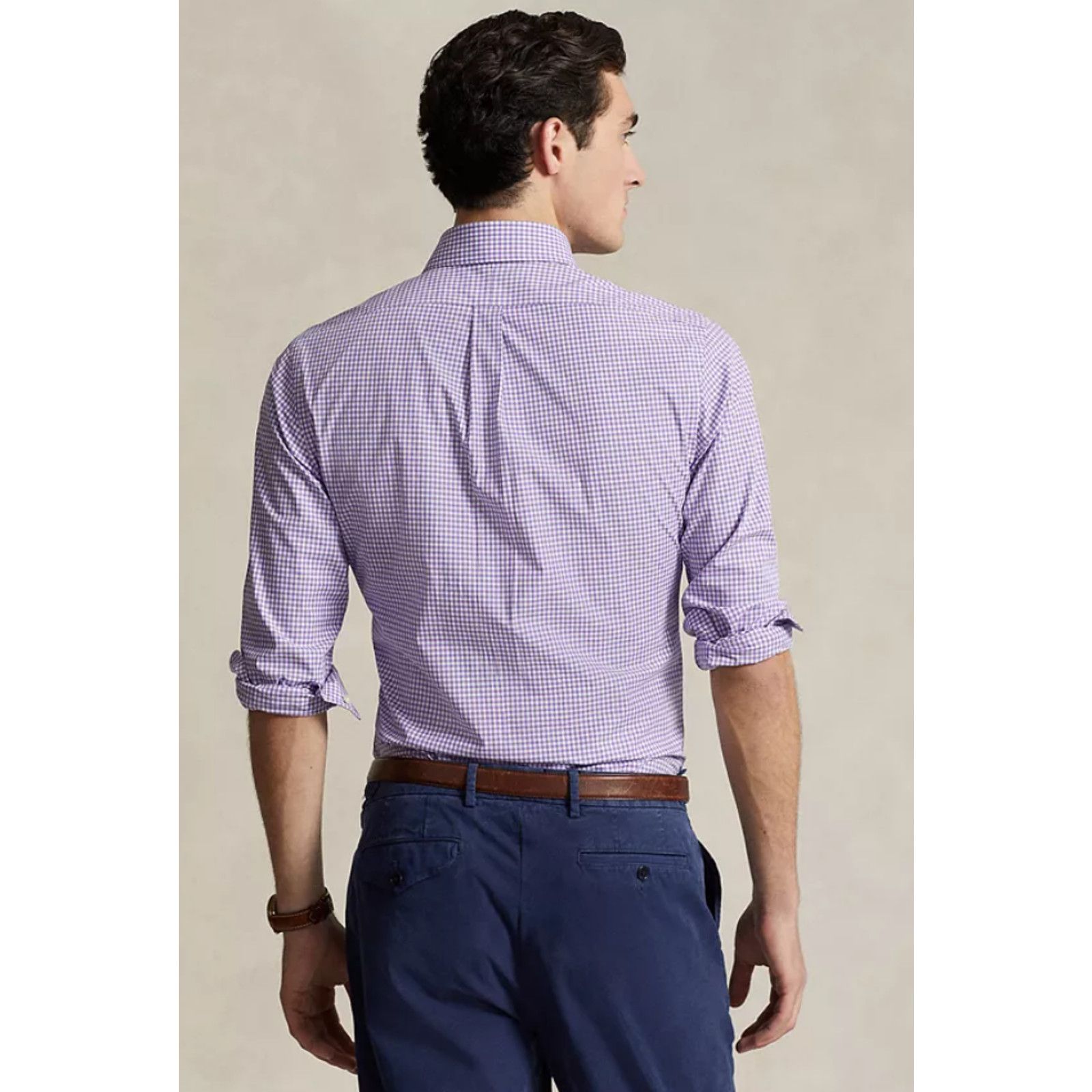 Polo Ralph Lauren Polo Ralph Lauren Classic Fit Gingham Stretch Poplin Shirt Size US L / EU 52-54 / 3 - 3 Thumbnail