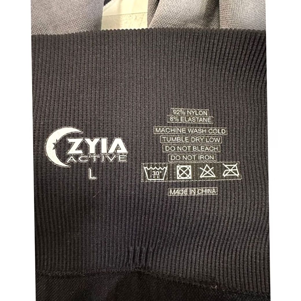 Vintage Zyia Active Crop Legging Yoga Athletic Pants Women Large Black Ombre Nylon Blend Size 36" / US 14 / IT 50 - 5 Thumbnail