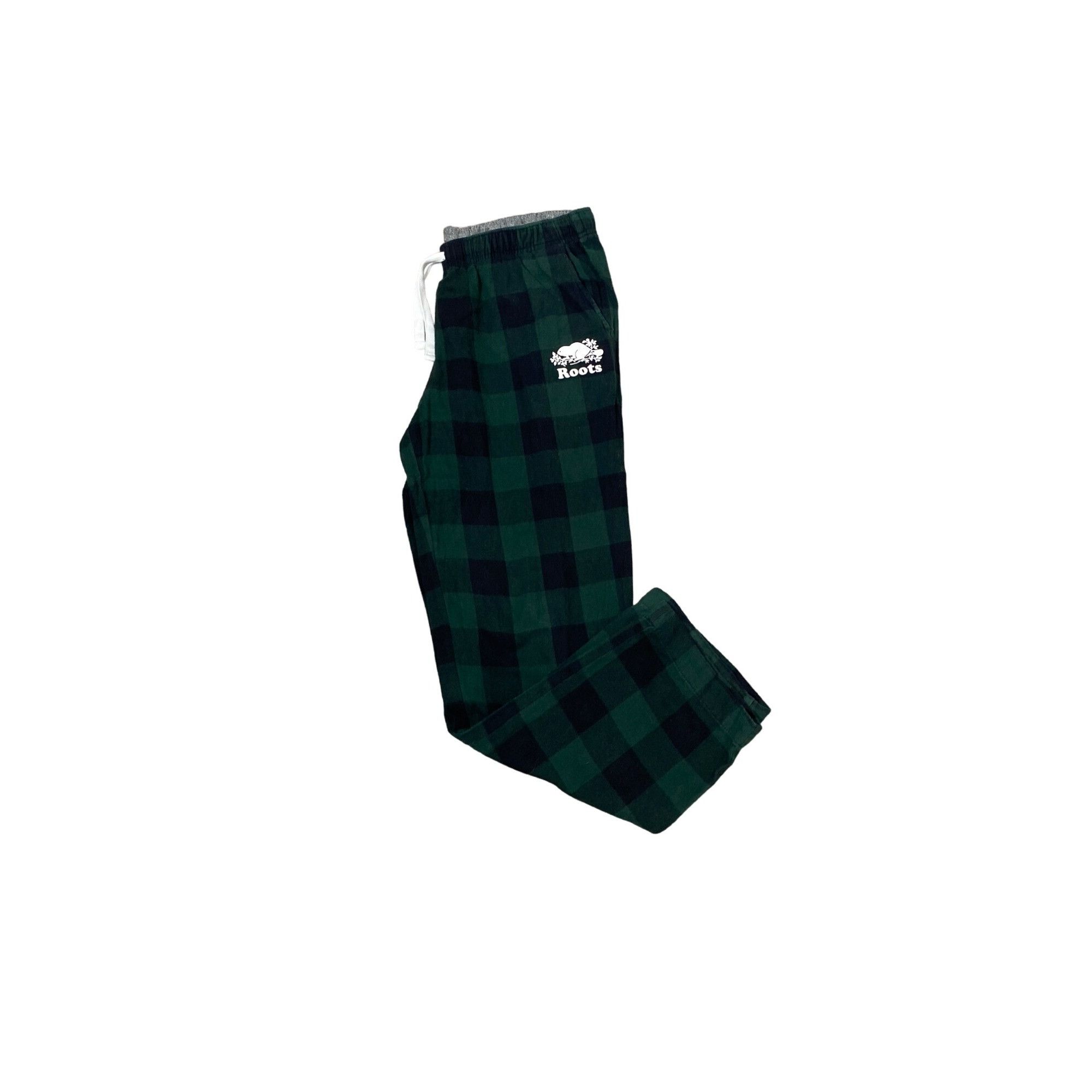 Roots ROOTS OF CANADA MEN'S GREEN/BLUE BUFFALO PLAID LOUNGE PAJAMA Size US 30 / EU 46 - 1 Thumbnail