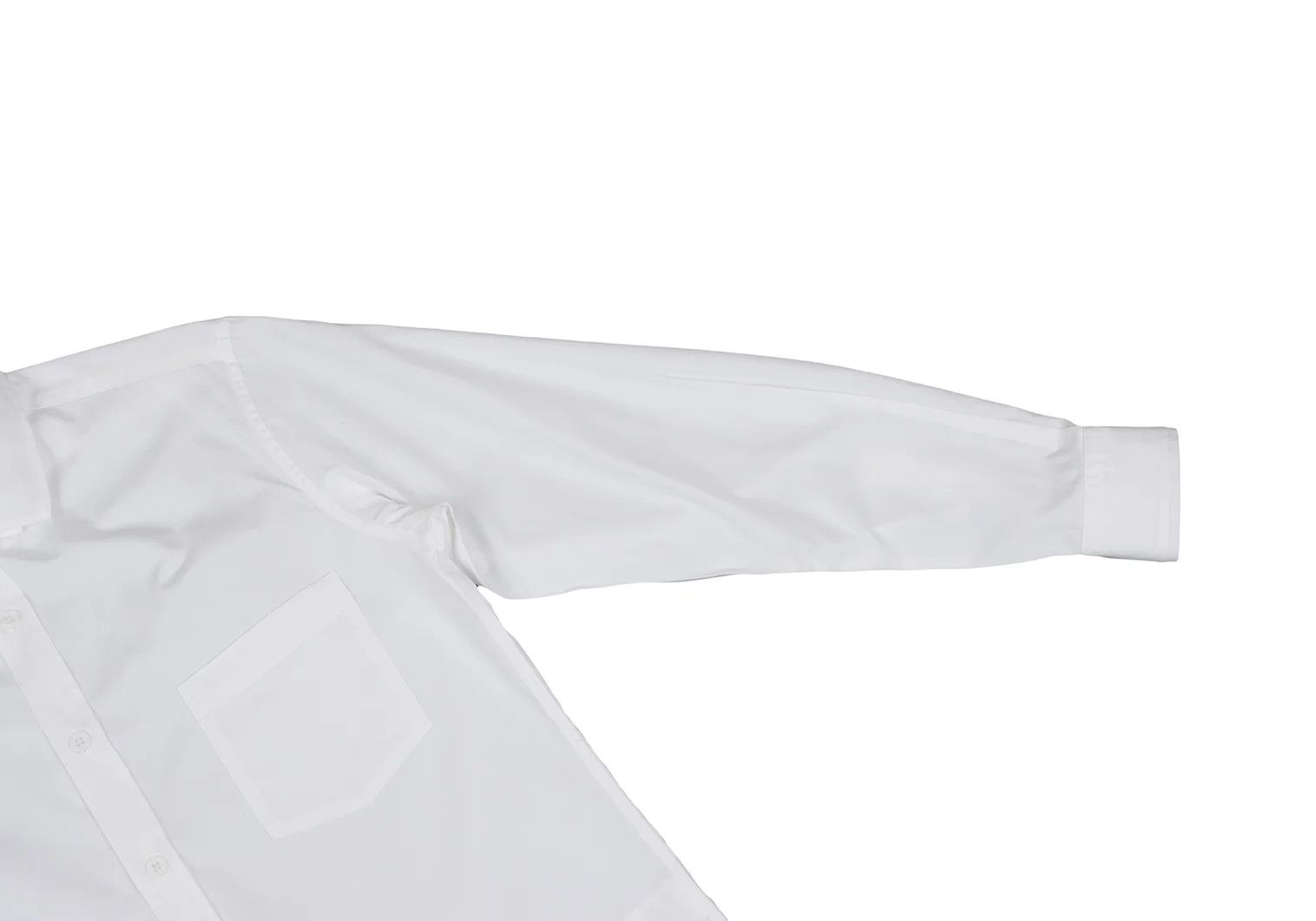 Yohji Yamamoto Yohji Yamamoto Layered Cotton Long Sleeve Shirt Size US S / EU 44-46 / 1 - 7 Thumbnail