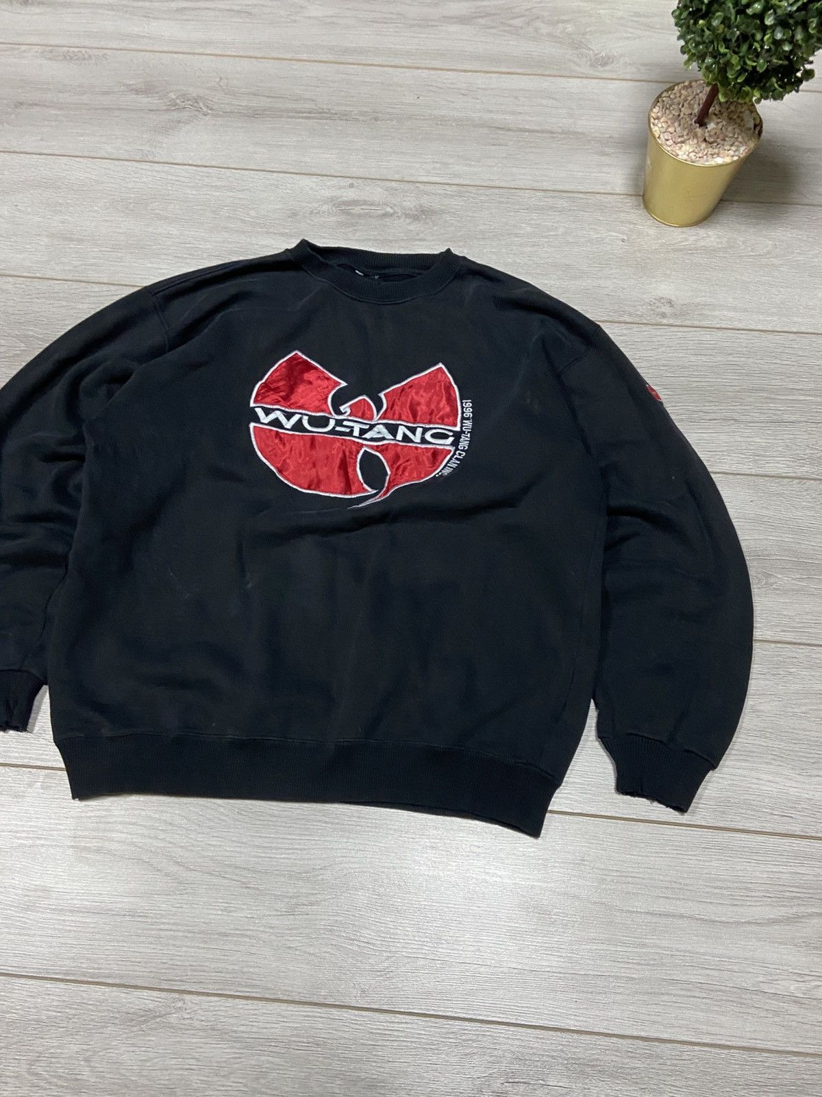 Wu-Tang Clan Wu tang clan vintage distressed baggy sweatshirt big logo Size US XL / EU 56 / 4 - 2 Thumbnail