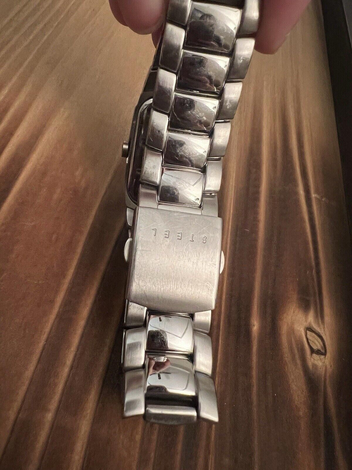 Guess Guess steel Men’s Watch Baby Blue Dial New Battery Size ONE SIZE - 6 Thumbnail