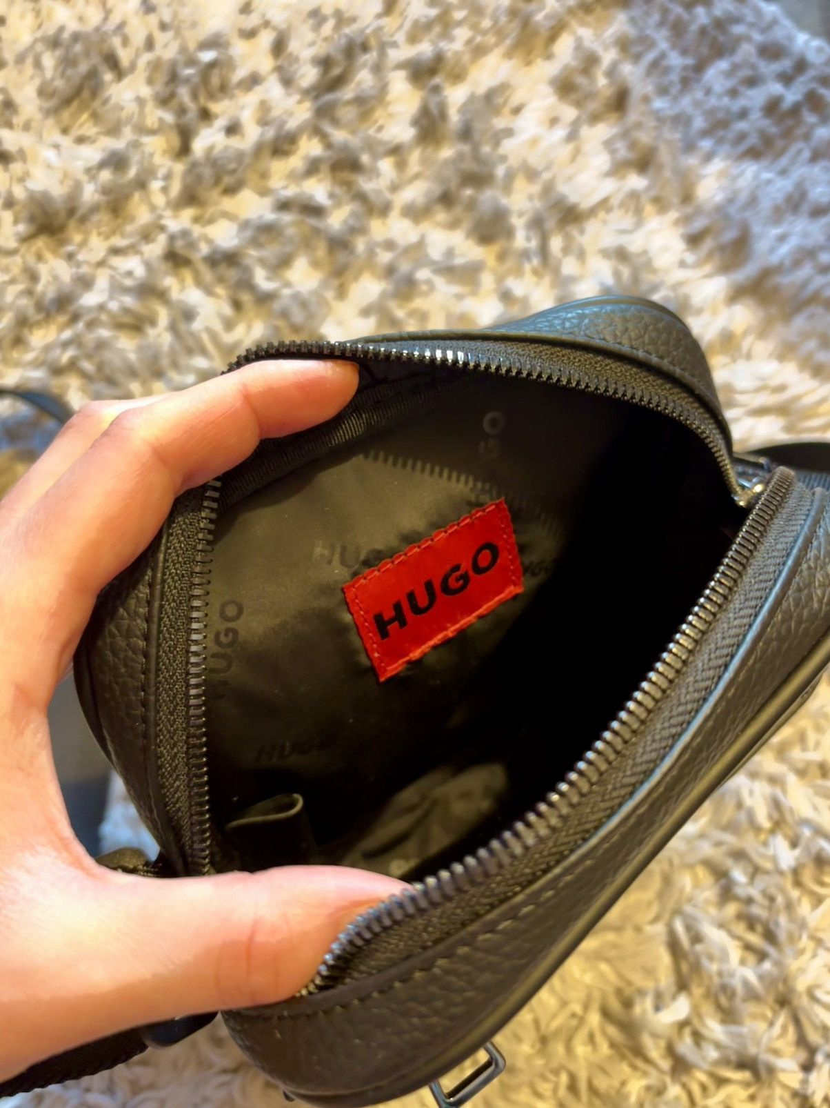 Hugo HUGO Hugo Boss Black Crossbody/Reporter Bag Size ONE SIZE - 4 Thumbnail