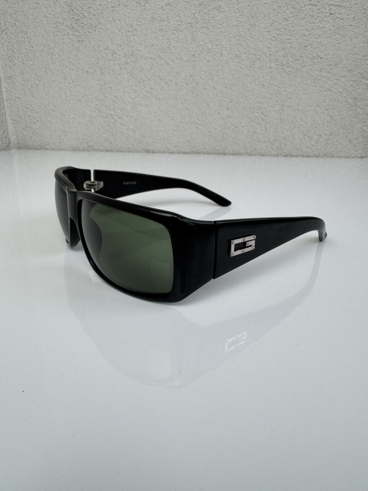 Gucci Gucci Sunglasses GG 1494/S Black Wrap Green Size ONE SIZE - 3 Thumbnail