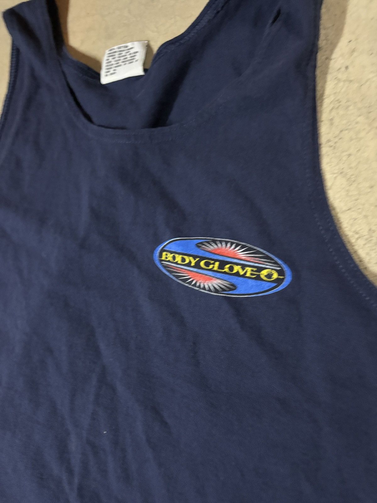 Body Glove Vintage 90s Body Glove Made In USA Tank Top Tee Shirt Navy Size US XL / EU 56 / 4 - 4 Thumbnail