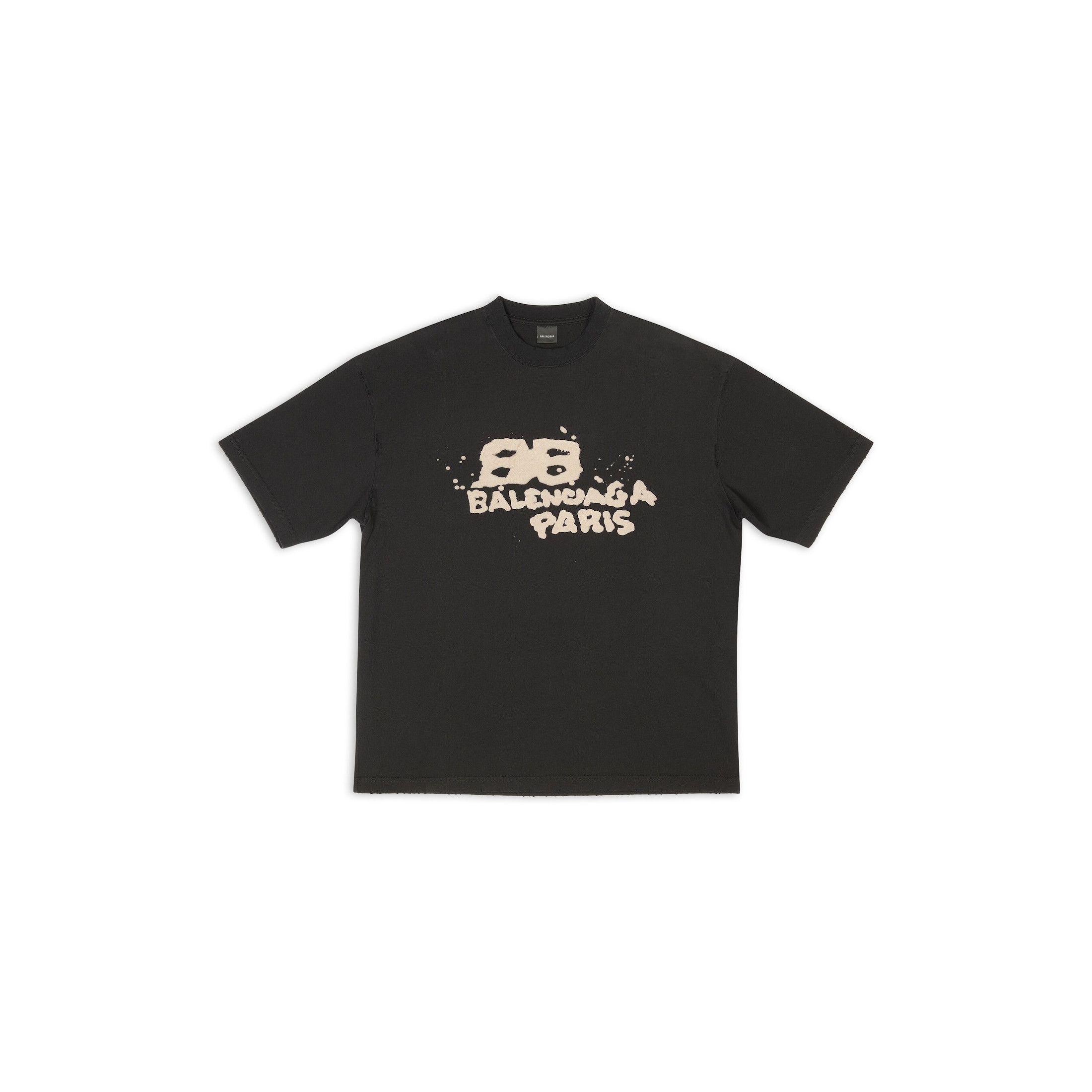 Hand-drawn BB Icon T-Shirt in Black