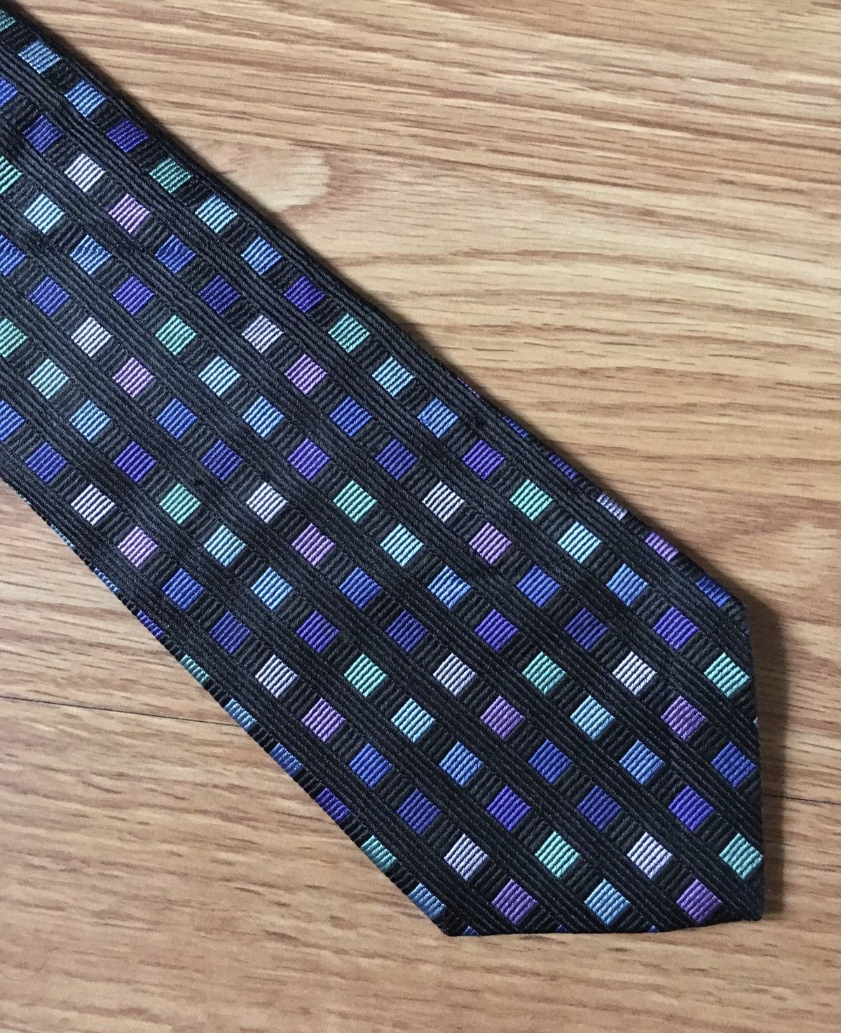 Duchamp × Duchamp London Duchamp London Square Pattern Silk Mens Tie Size ONE SIZE - 2 Thumbnail