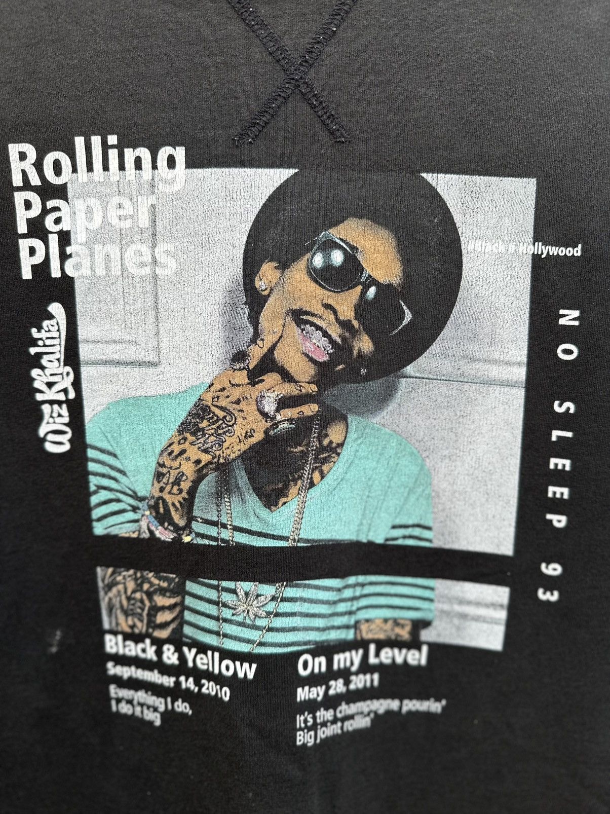Rap Tees Vintage Mister Tee X Artists Wiz Khalifa Size US S / EU 44-46 / 1 - 3 Thumbnail