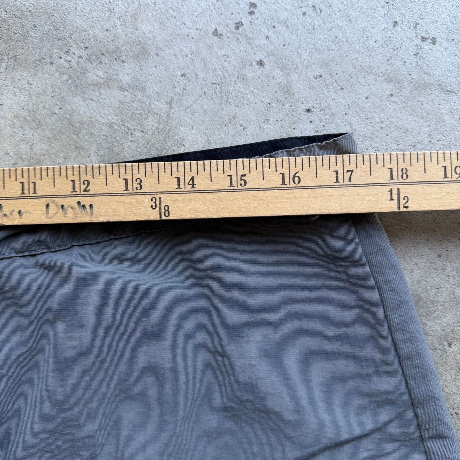 Anchor Blue Vintage 90s Anchor Blue Gray Cargo Utility Mini Skirt 13 Size 34" / US 12 / IT 48 - 6 Thumbnail