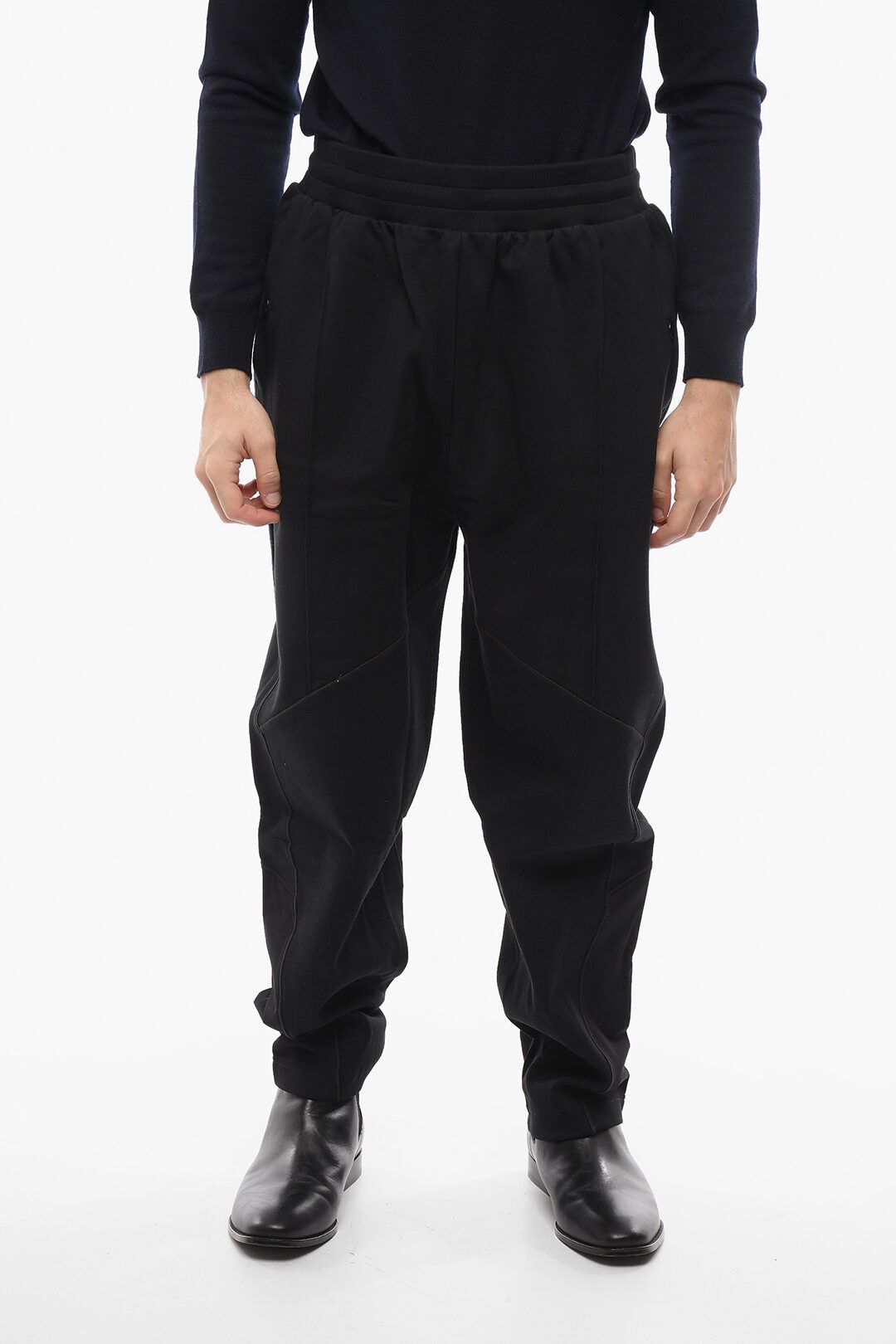 image of A Cold Wall Og1Mm0423 Cotton Sweatpants & Joggers In Black, Men's (Size 36)