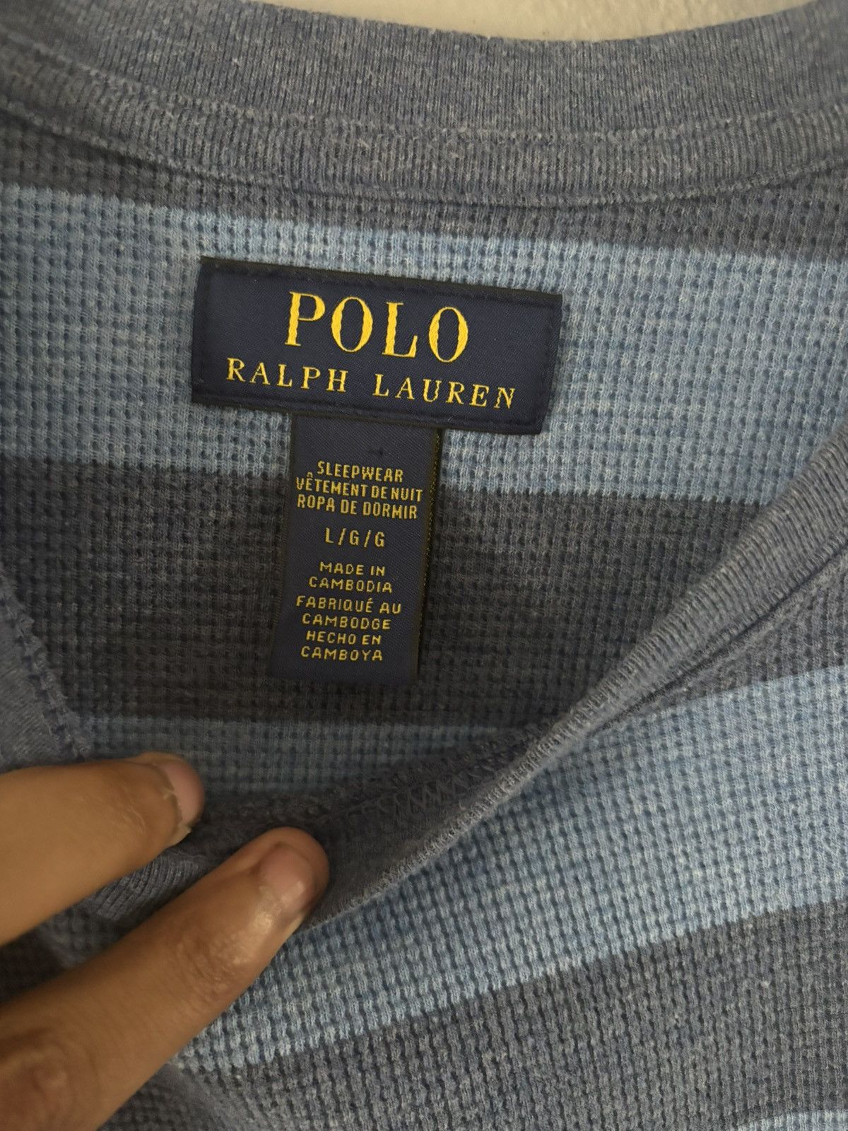 Polo Ralph Lauren Ralph lauren blue long sleeve Size US L / EU 52-54 / 3 - 2 Thumbnail