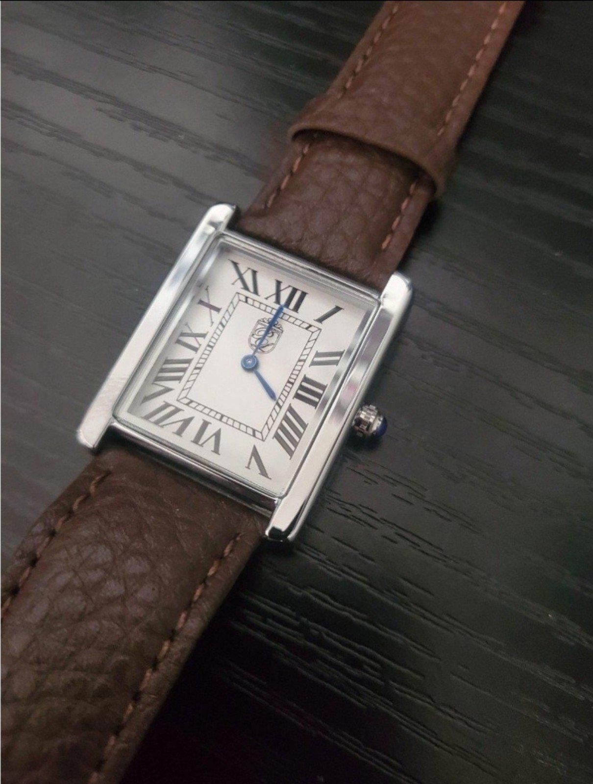 Pierre Lucerne 1888 Tank Style Classic Men's Watch