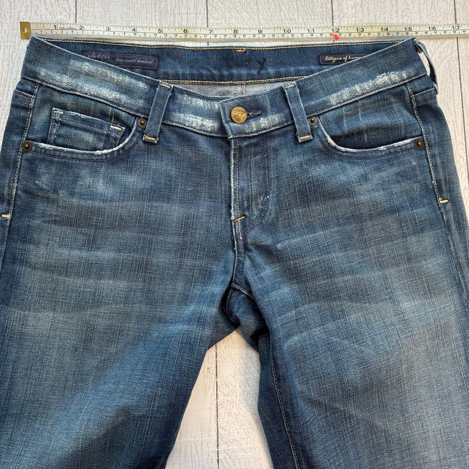 Citizens Of Humanity Citizens of Humanity Elle Bootcut Distressed Jeans Size 28 Size 31" - 8 Thumbnail