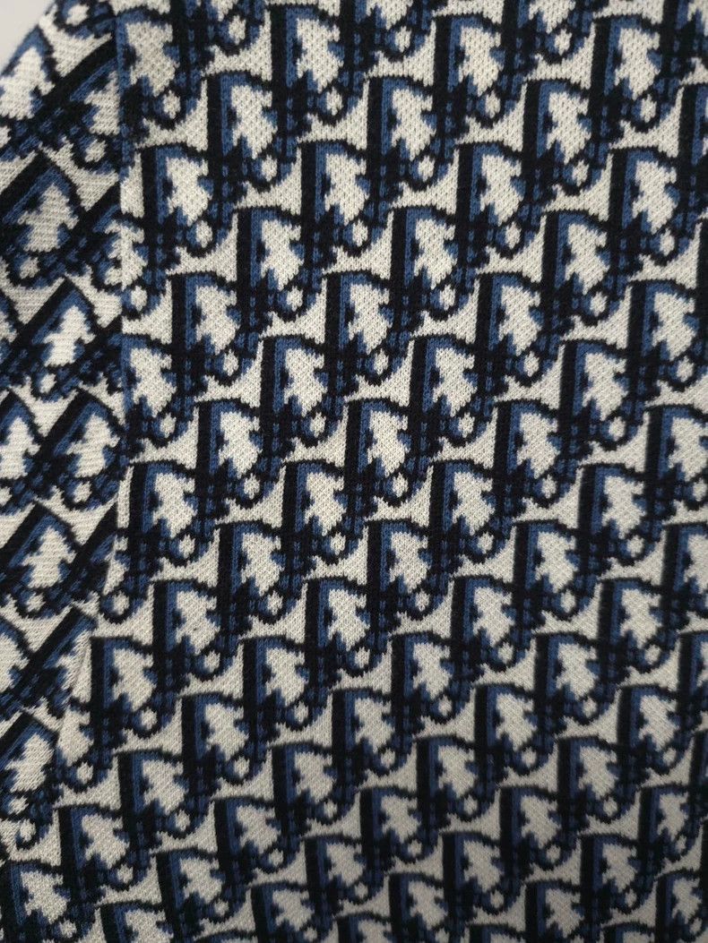 Dior Dior Classic Black and Blue Knit Shirt-2505 Size US XL / EU 56 / 4 - 4 Thumbnail